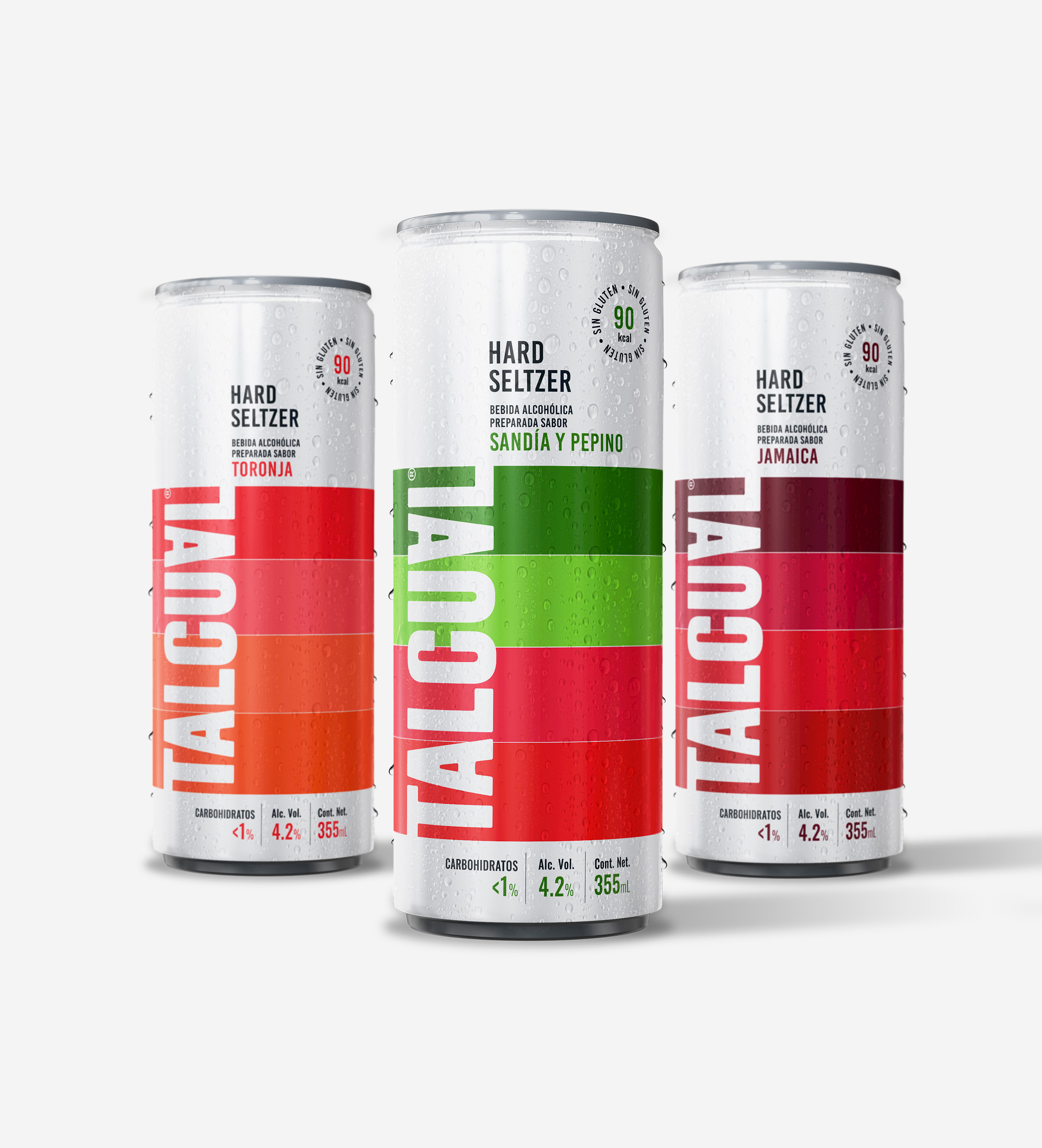 Talcual Hard Seltzer Naming, Branding and Packaging Design by Viernes