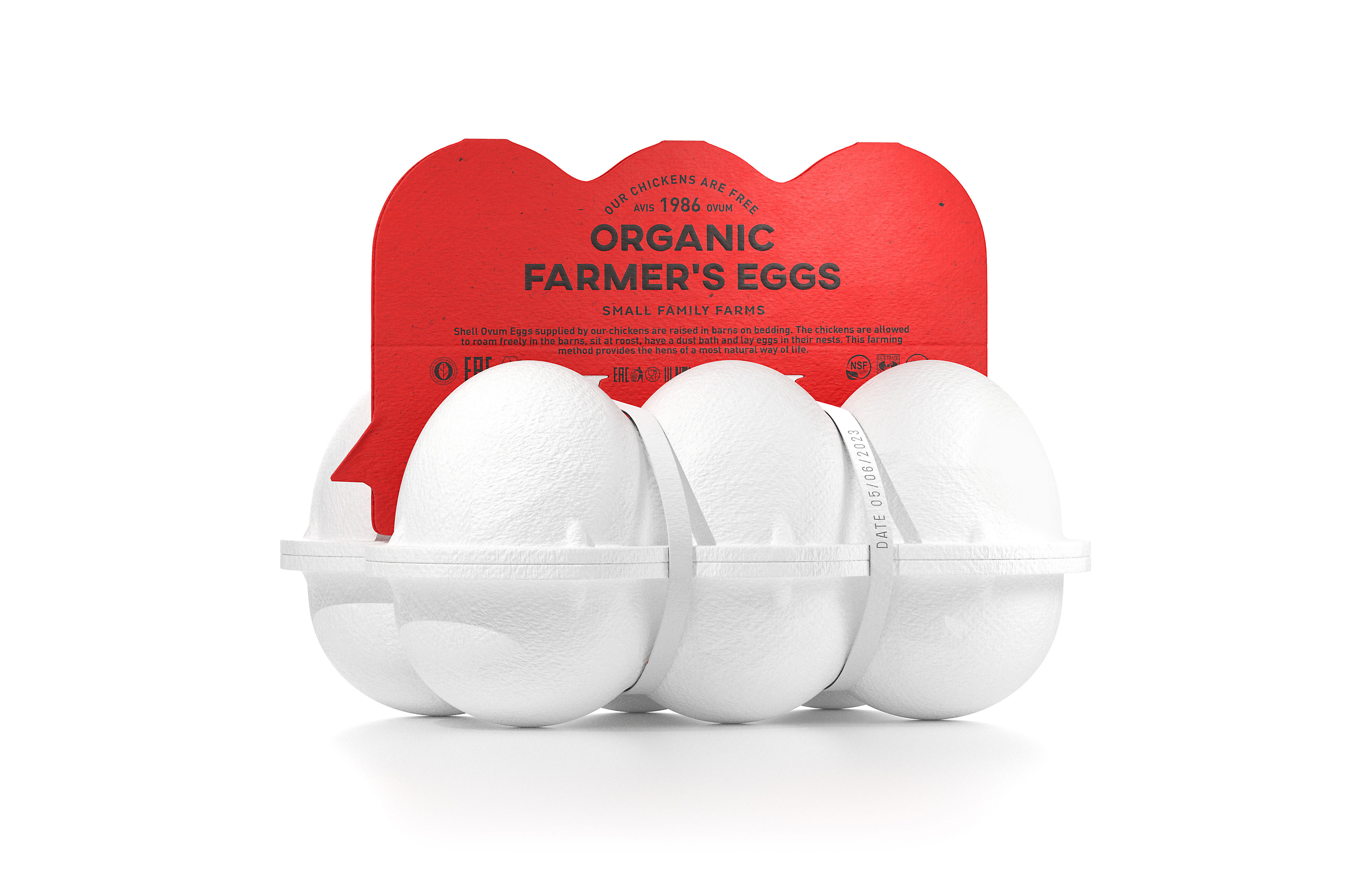 Organic Farmer’s Eggs Packaging