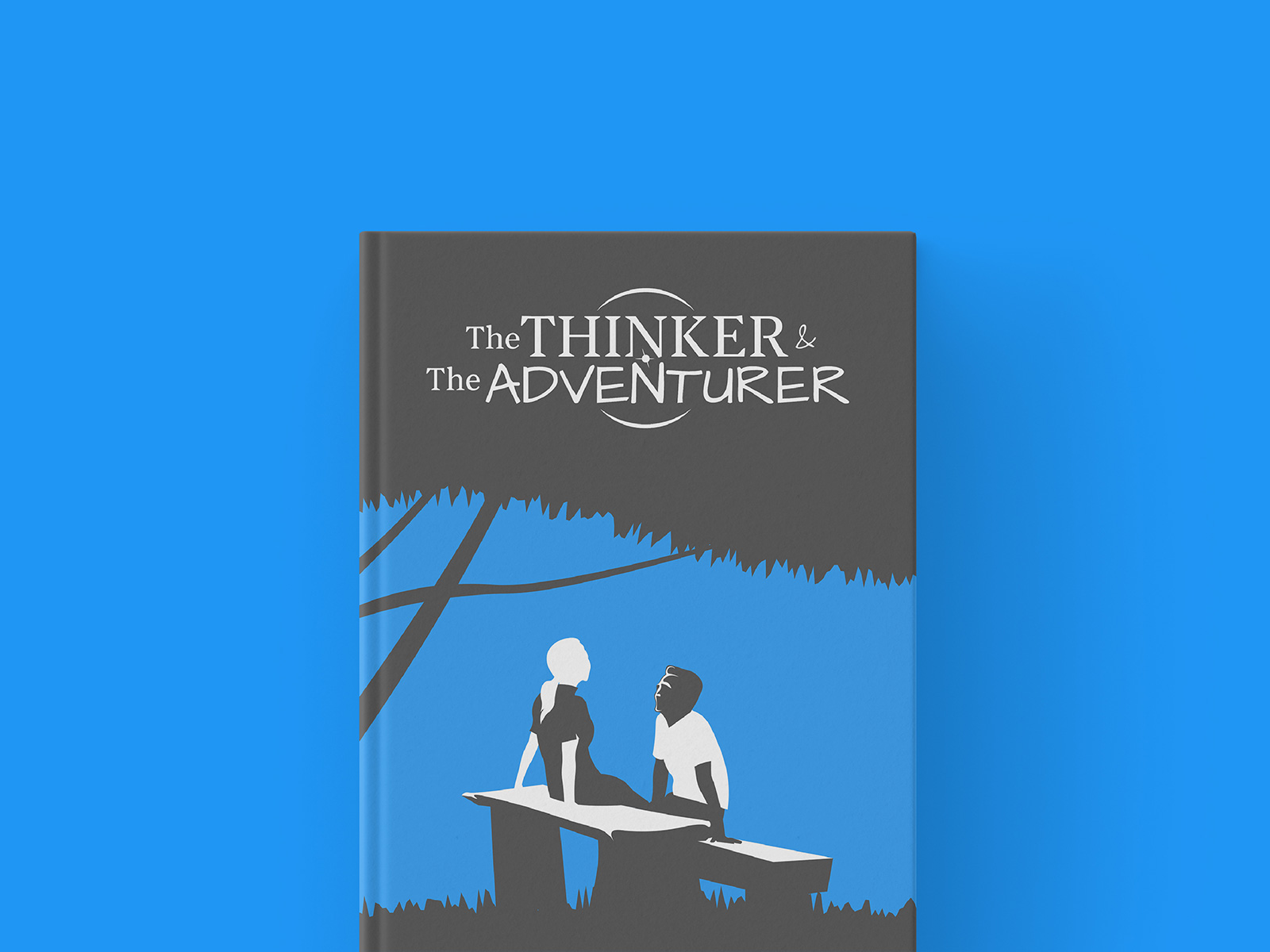 The Thinker and the Adventurer Logo, Branding, Illustration and Book Design