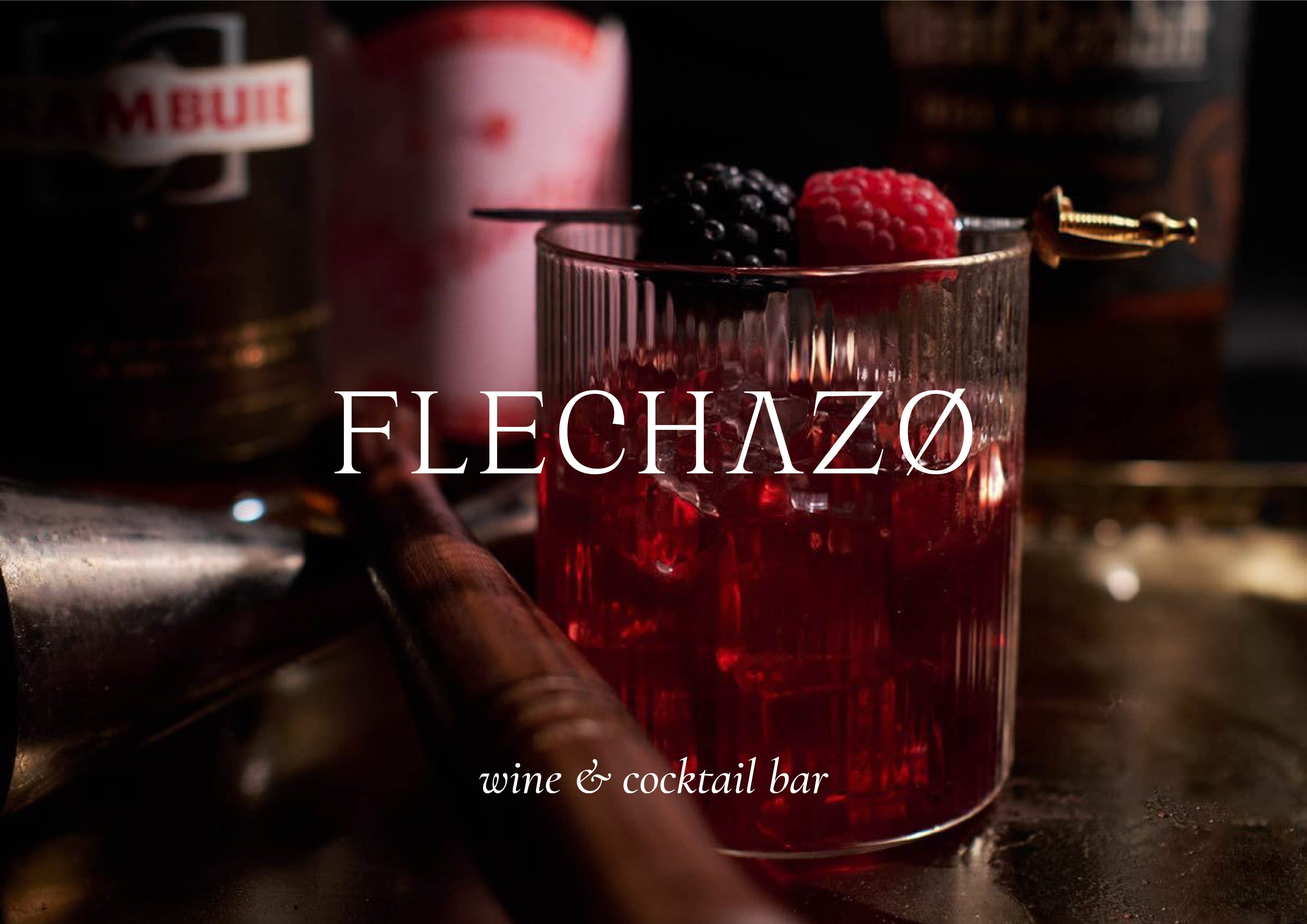 Flechazo Wine & Cocktail Bar Branding