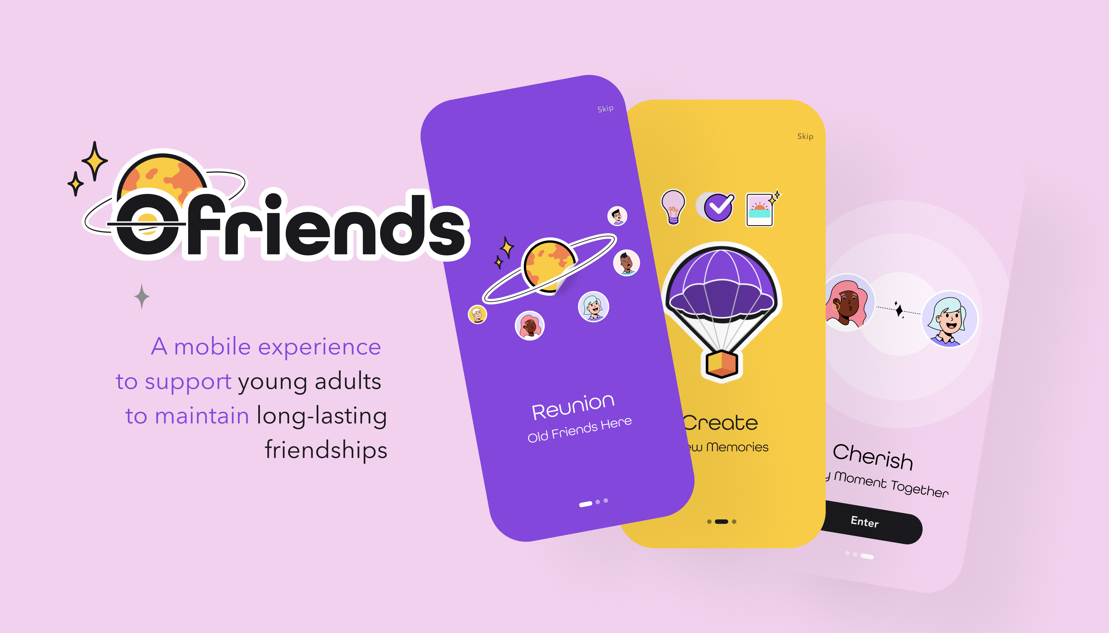 O’friends Mobile App Digital Design