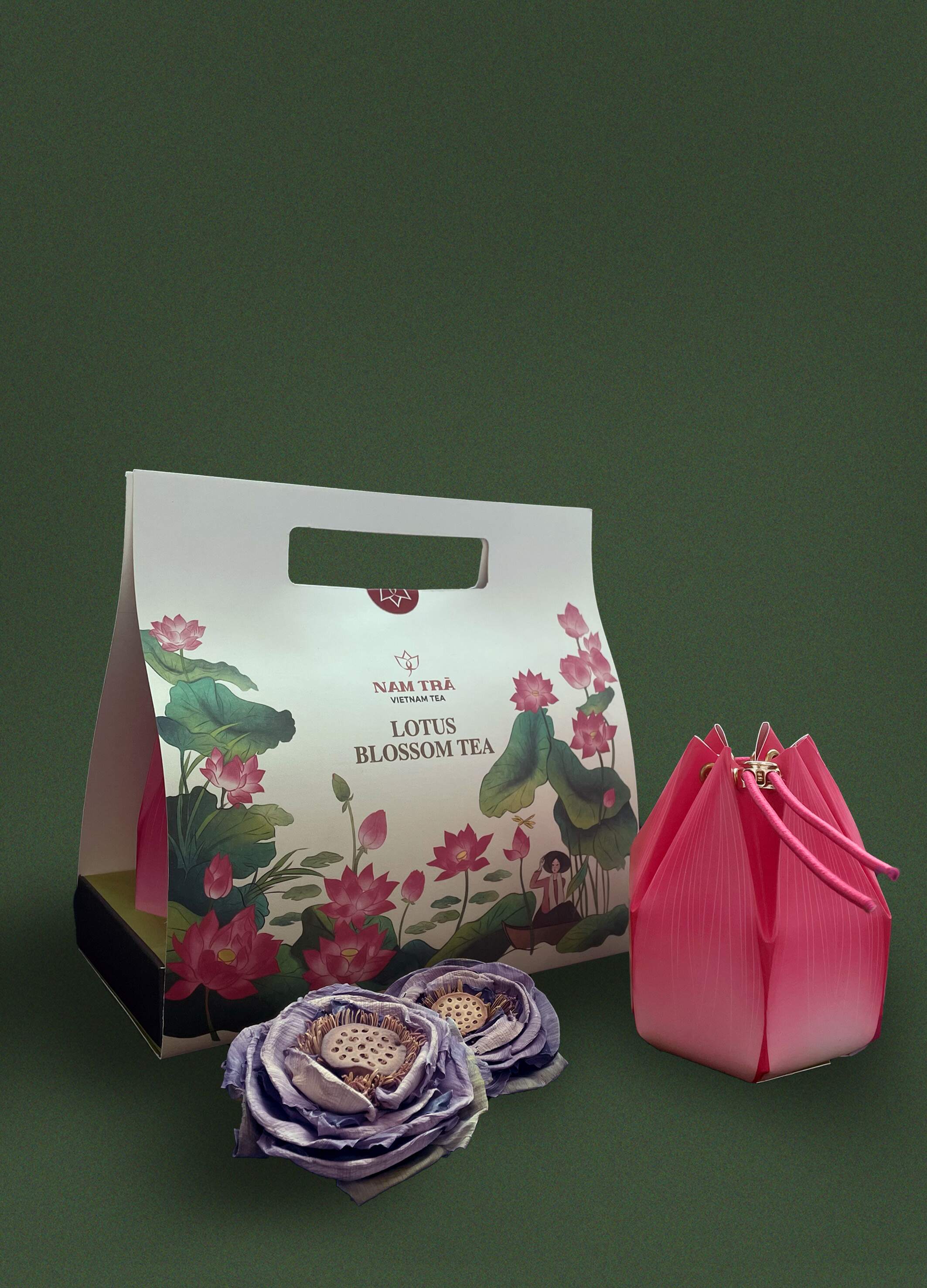 Lotus Blossom Tea Student Packaging Concept