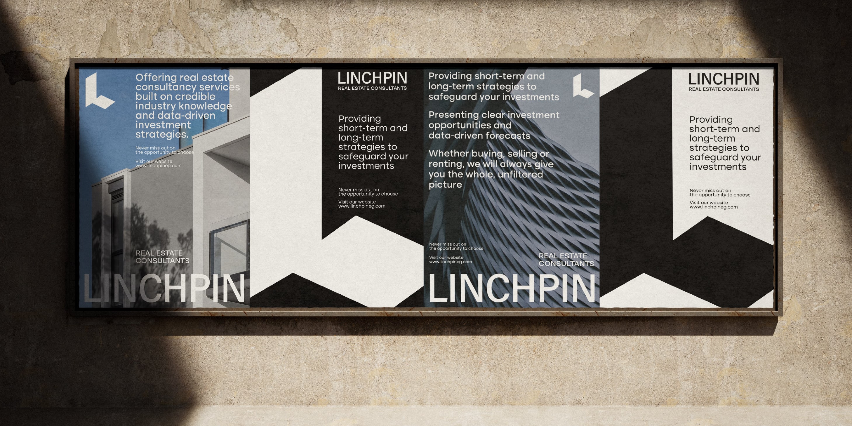 Modern and Luxurious Brand Design for Linchpin Real Estate