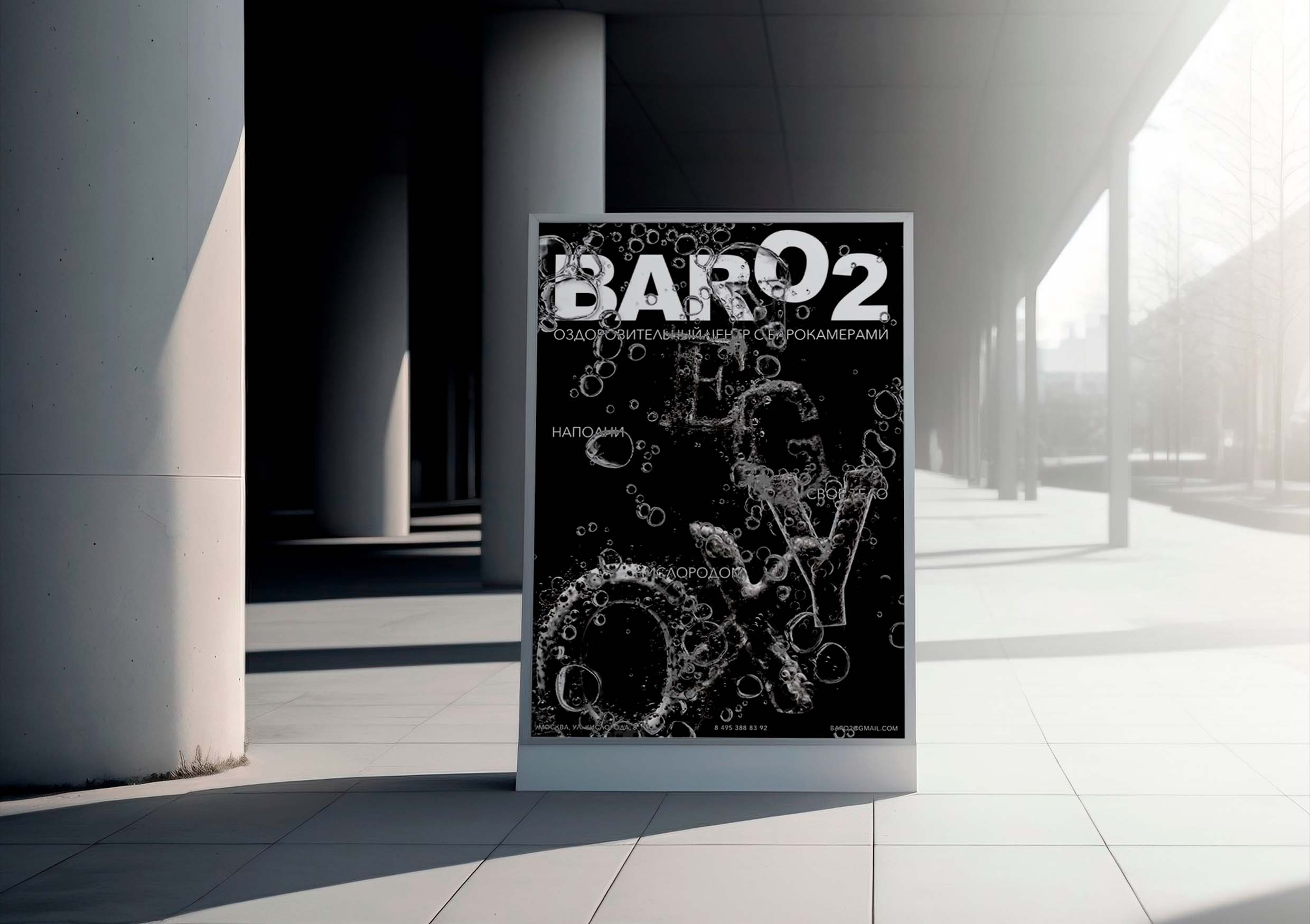 BarO2 Brand Identity by Natalia Reshetnikova
