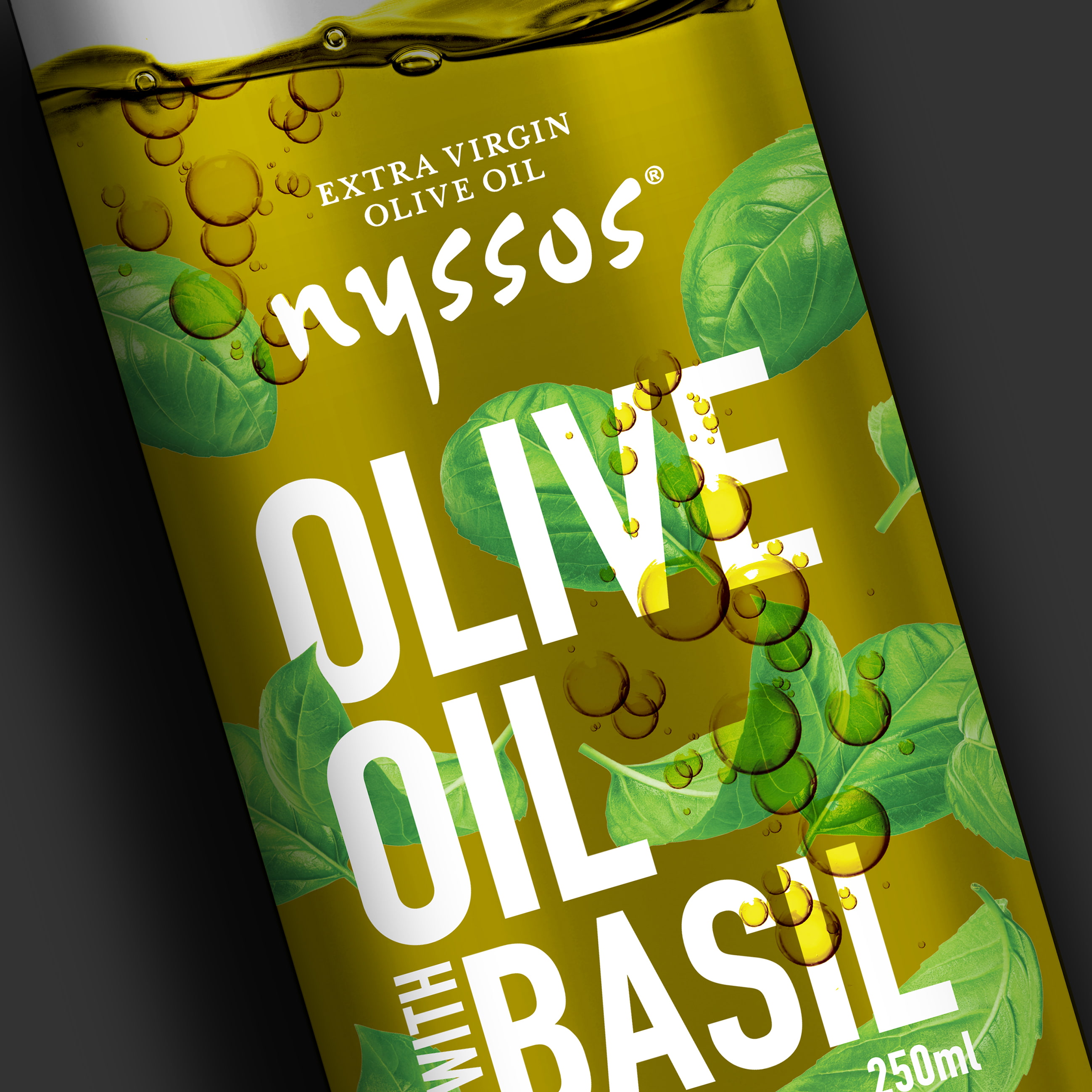 Nyssos Flavored Olive Oil Packaging Design That Delights