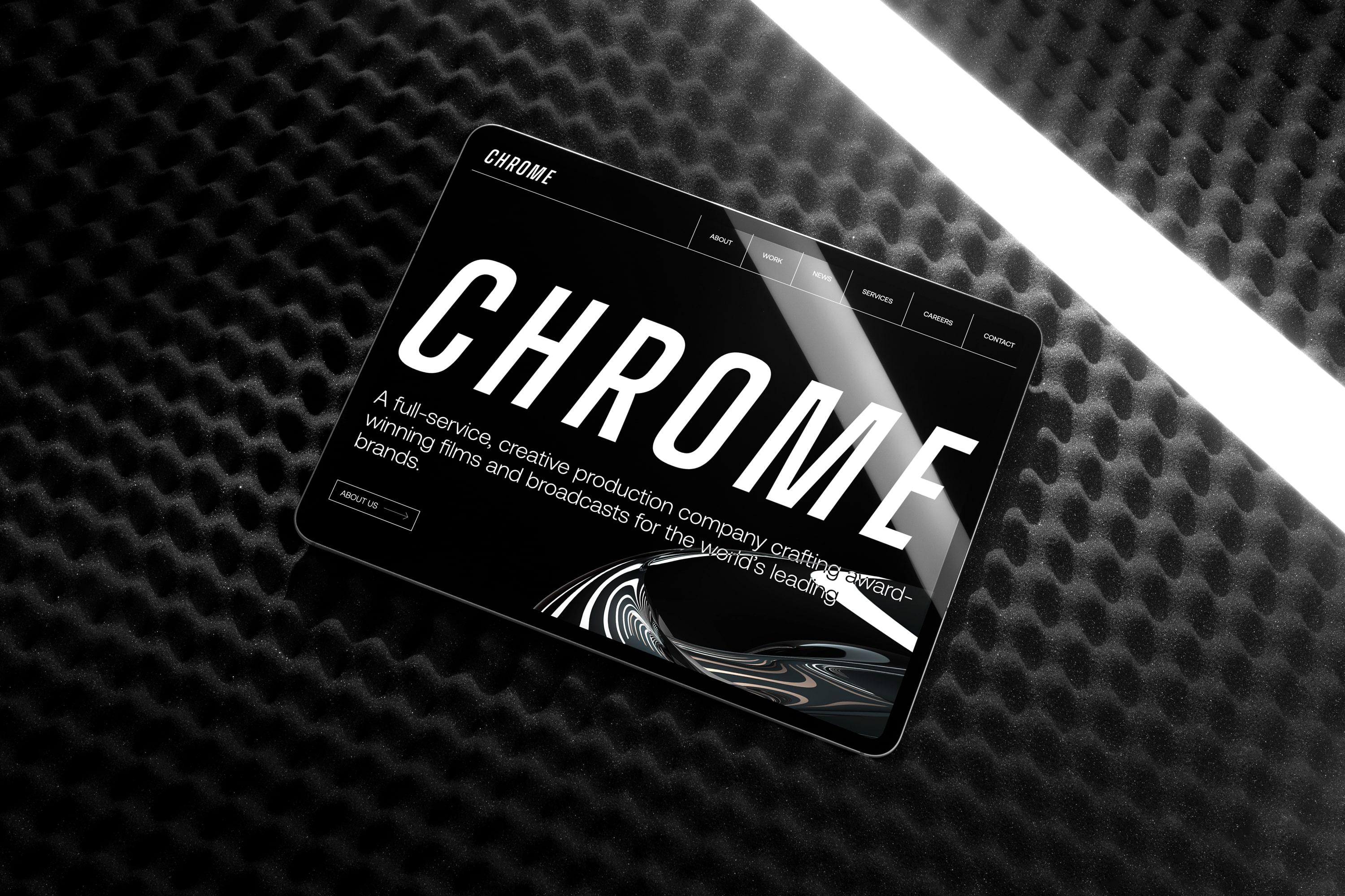 Chrome Productions – Production Agency Rebranding and Website