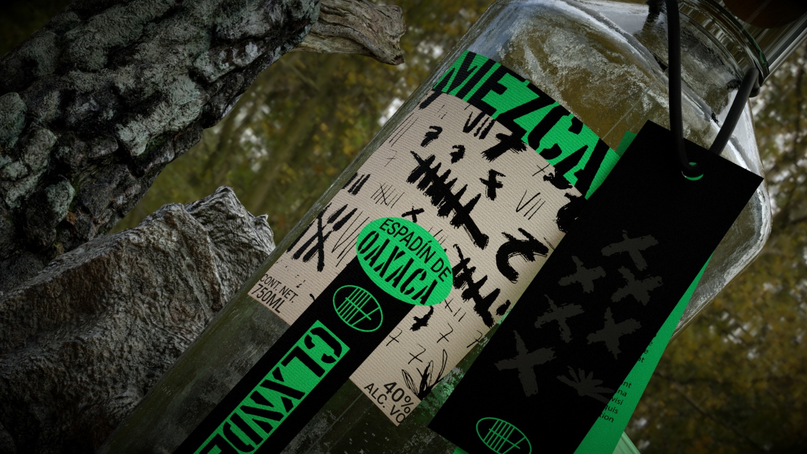 Packaging Design for Clandestine Mezcal, a Distilled Alcoholic Beverage by Hi! Estudio
