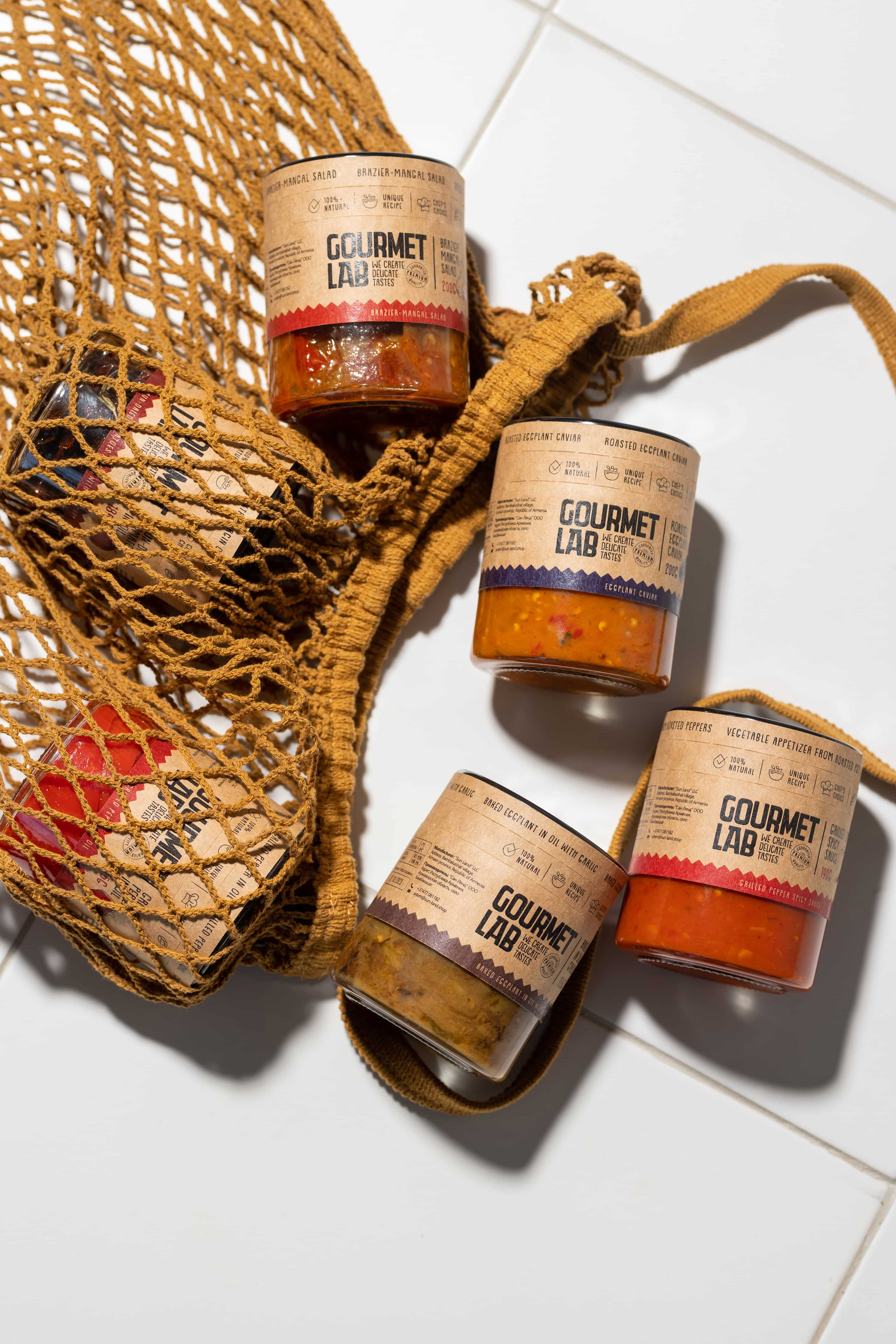 Gourmet Lab: Branding and Packaging Design by Non Gravity