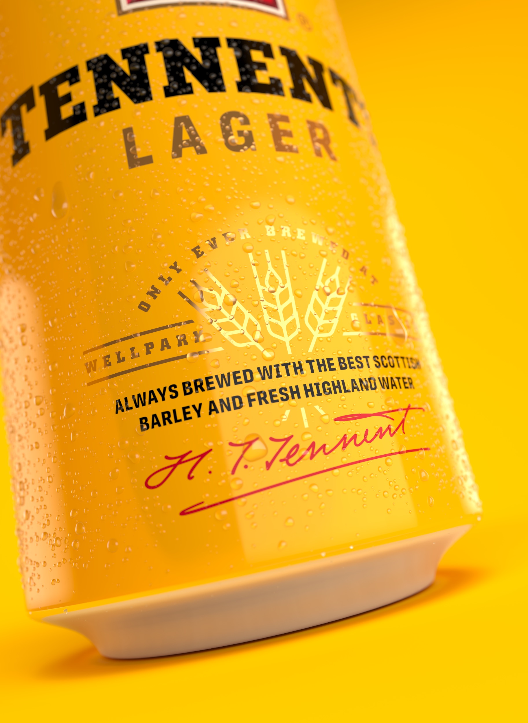 Thirst Refresh a True Scottish Icon - Tennent's Lager - World Brand ...