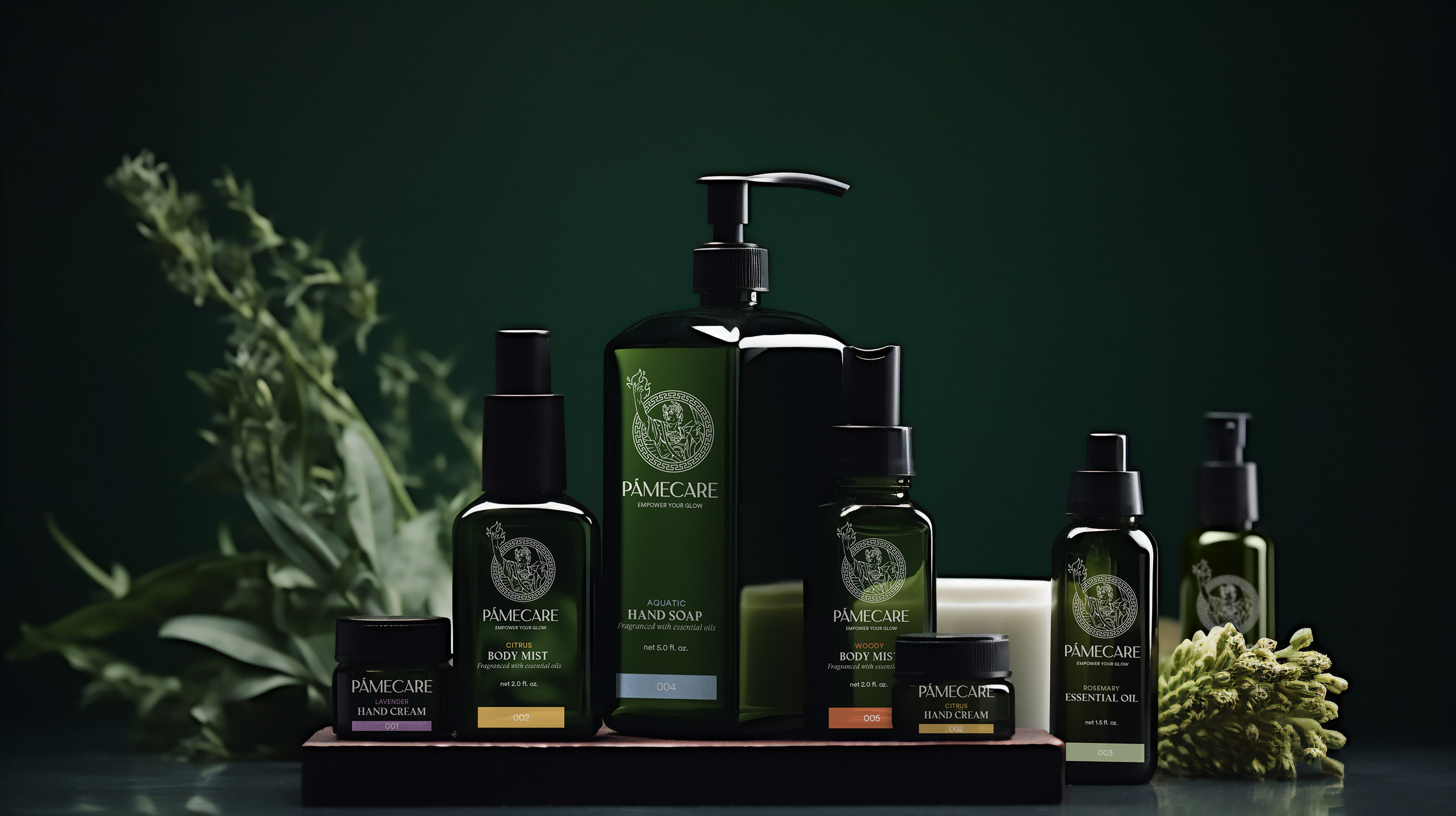 PameCare: Branding for Personal Care and Wellness Product Line