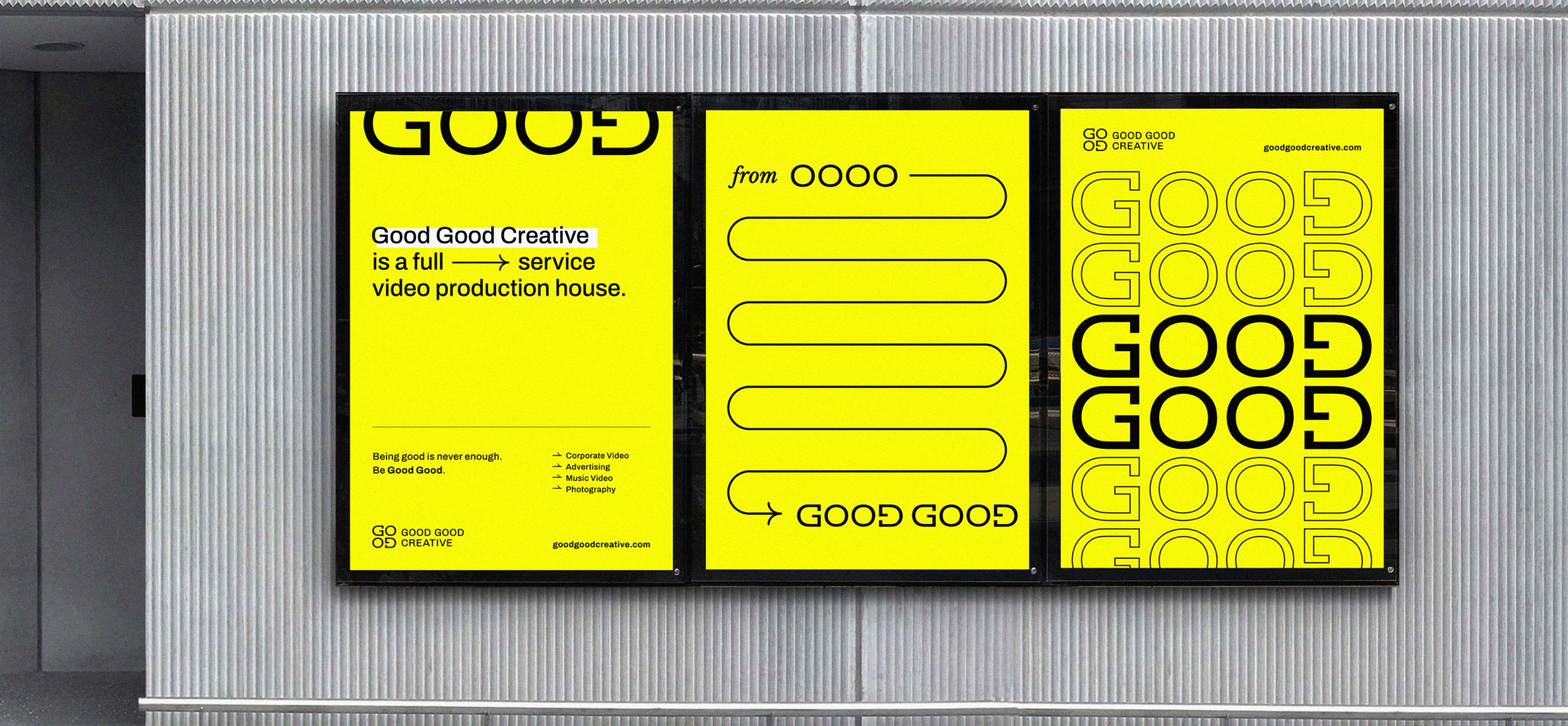 Visual Identity for Good Good Creative