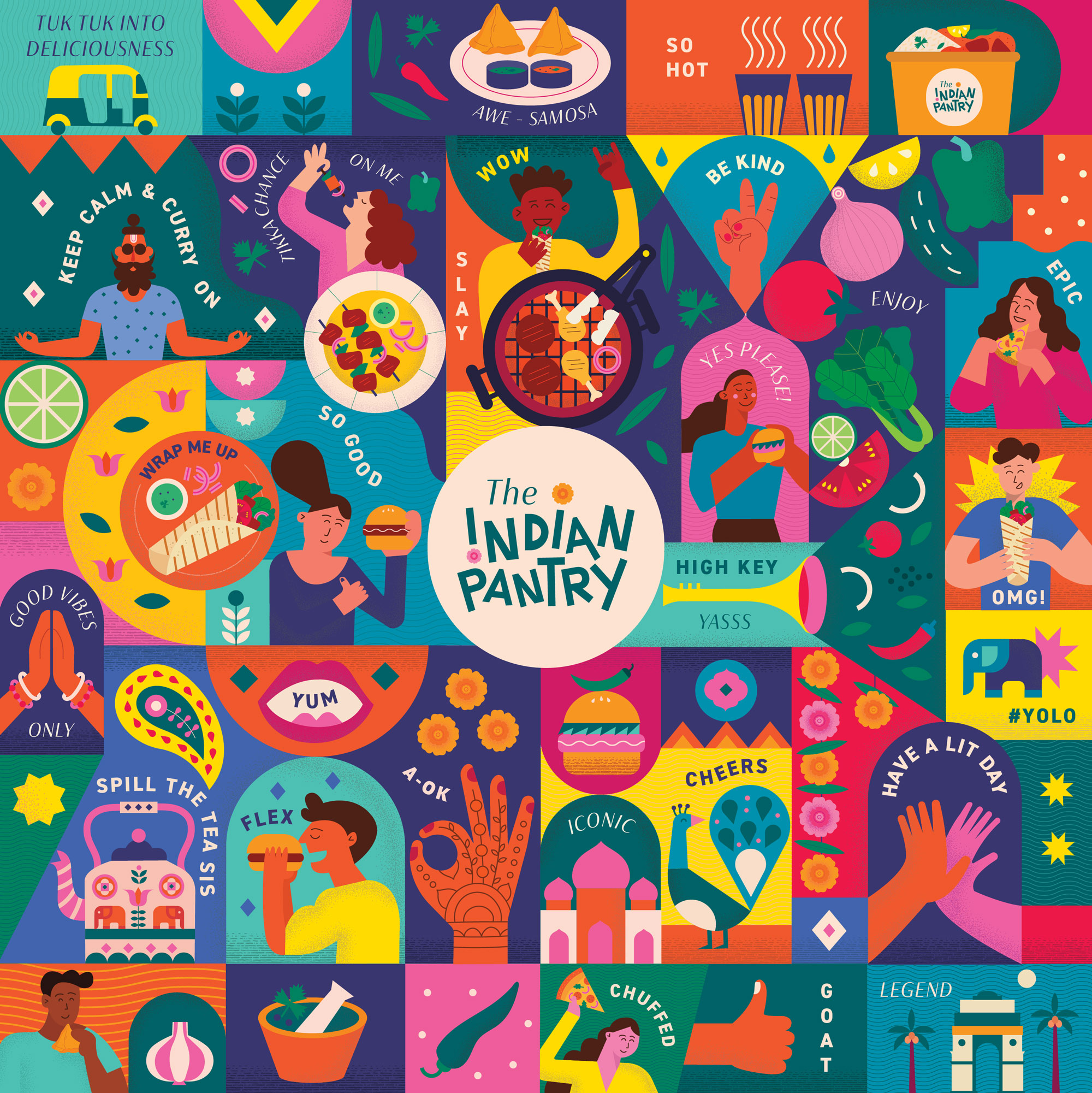 Branding and Packaging Design for The Indian Pantry