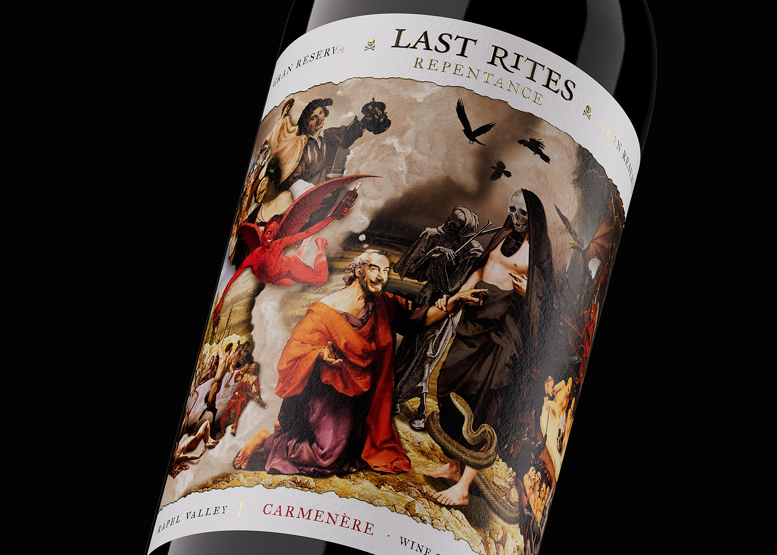 Last Rites Conceptualization for the Storytelling and Label Design