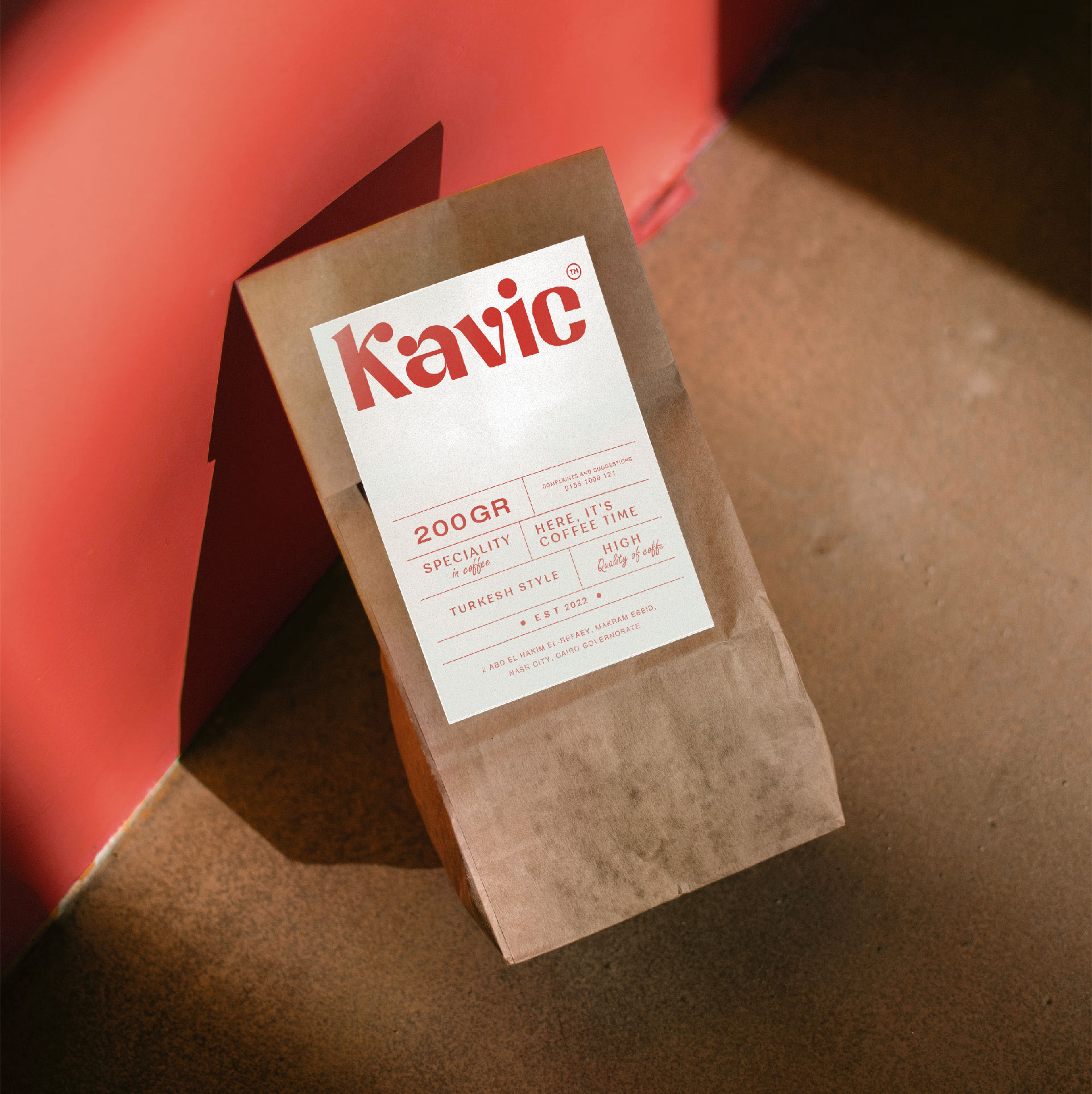 Kavic Cafe Brand Identity