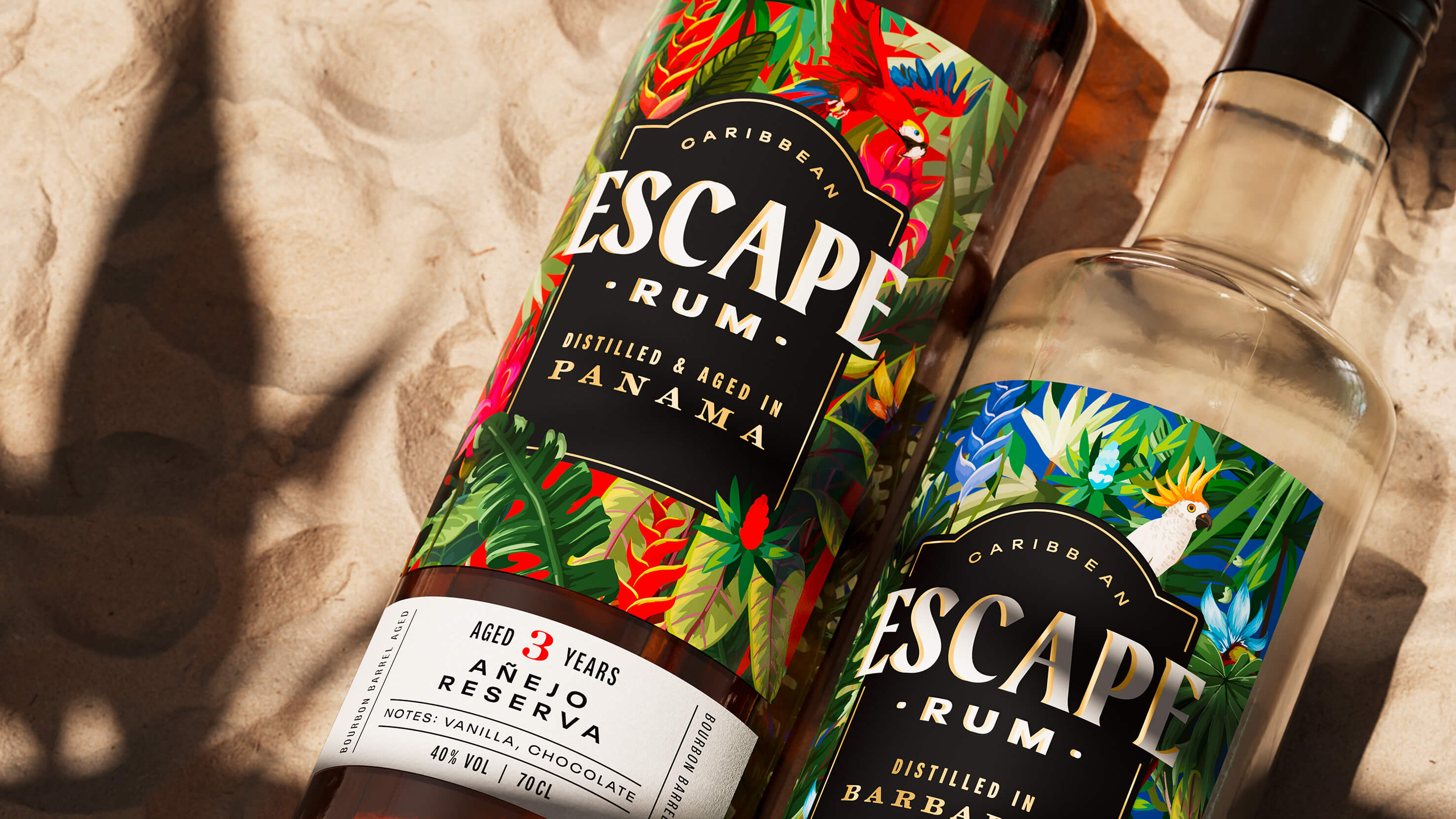 Win Creating Images Created Diwisa’s Escape Rum Brand and Packaging Design Relaunch
