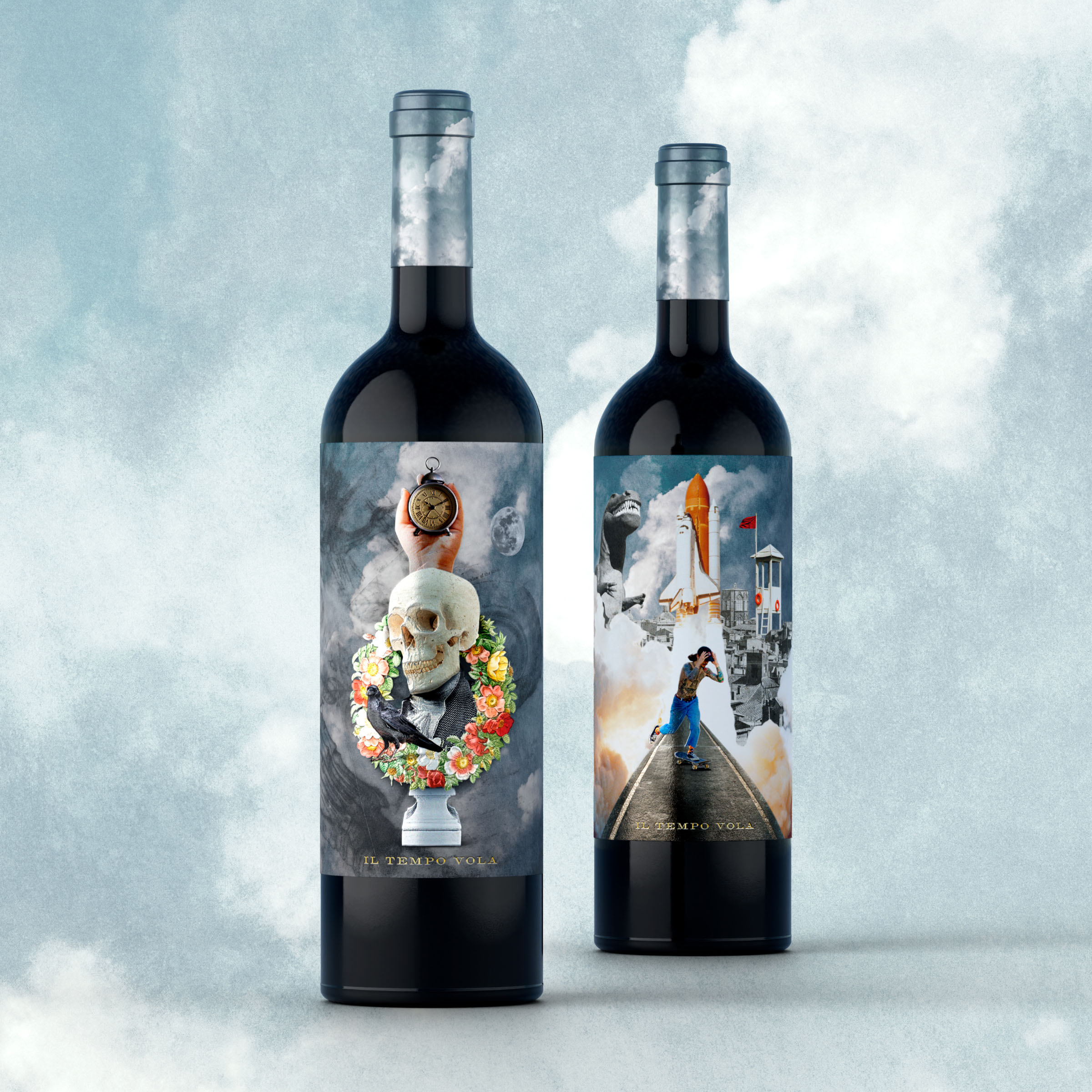Design Label for “Il Tempo Vola” Wine
