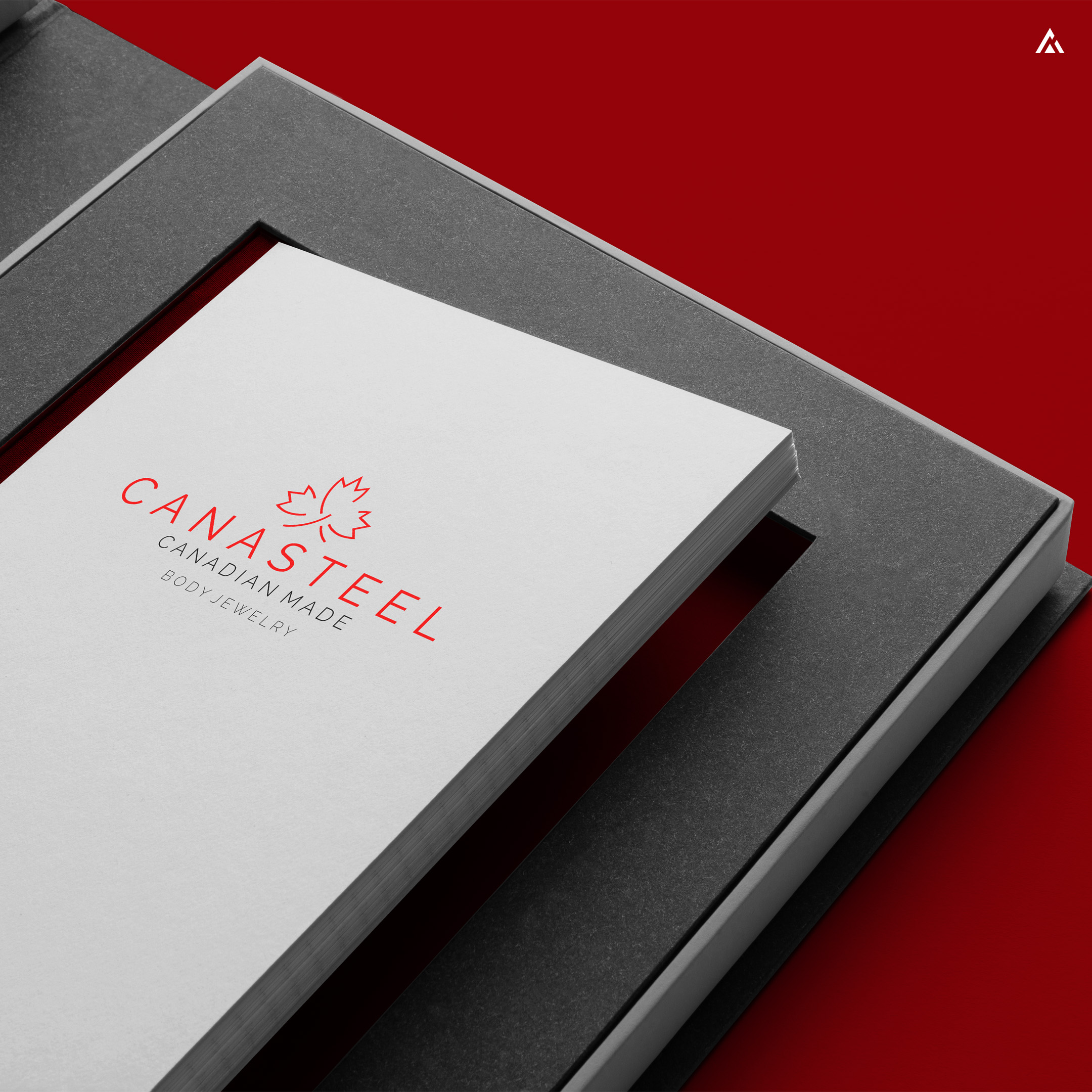 Logo for Canasteel Canadian Made Body Jewelry - World Brand Design Society