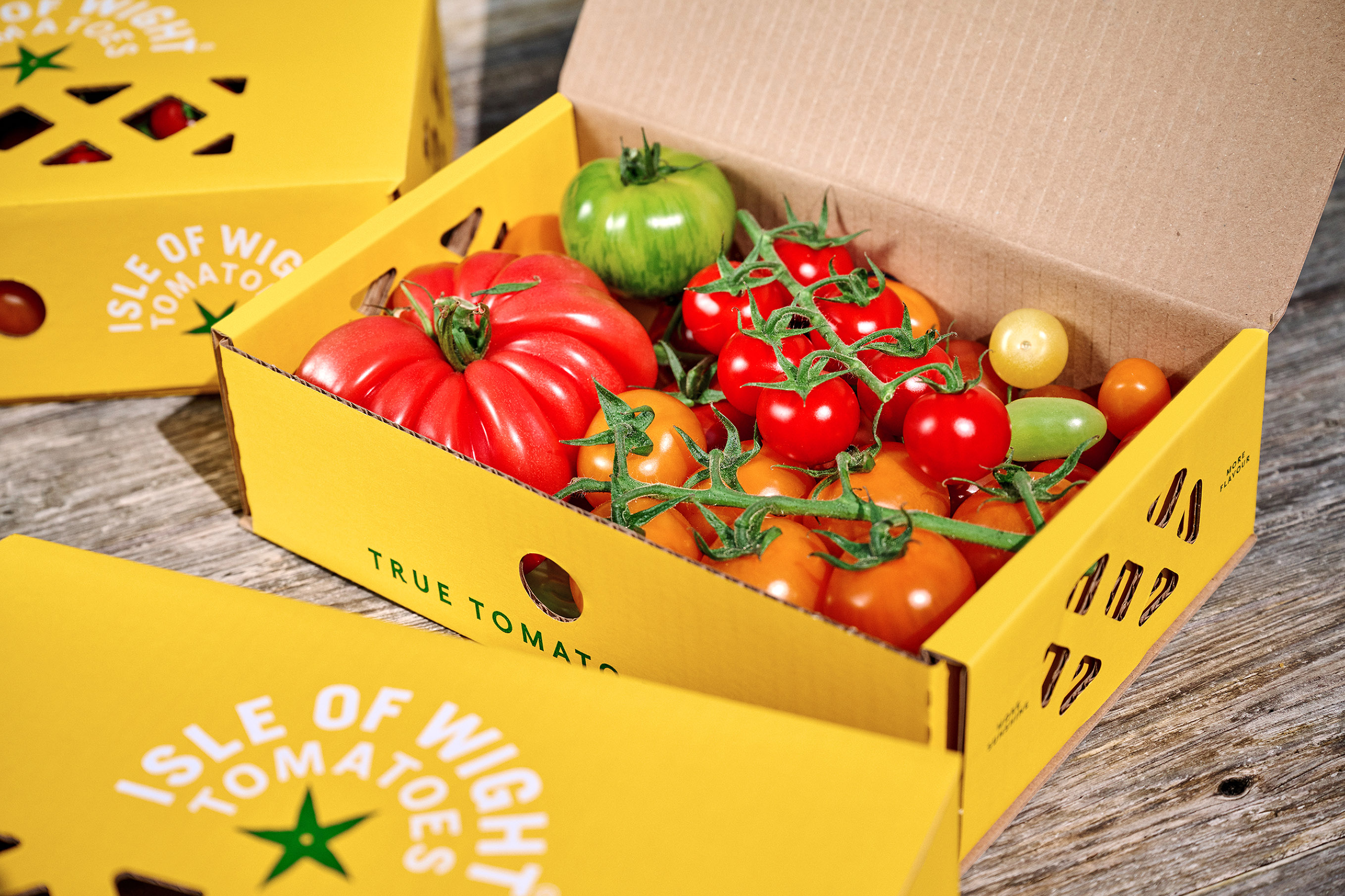 B&B Studio Reimagines The Tomato Stall As Isle Of Wight Tomatoes, Putting The Focus On Provenance With A New Brand Positioning, Identity And Packaging Design