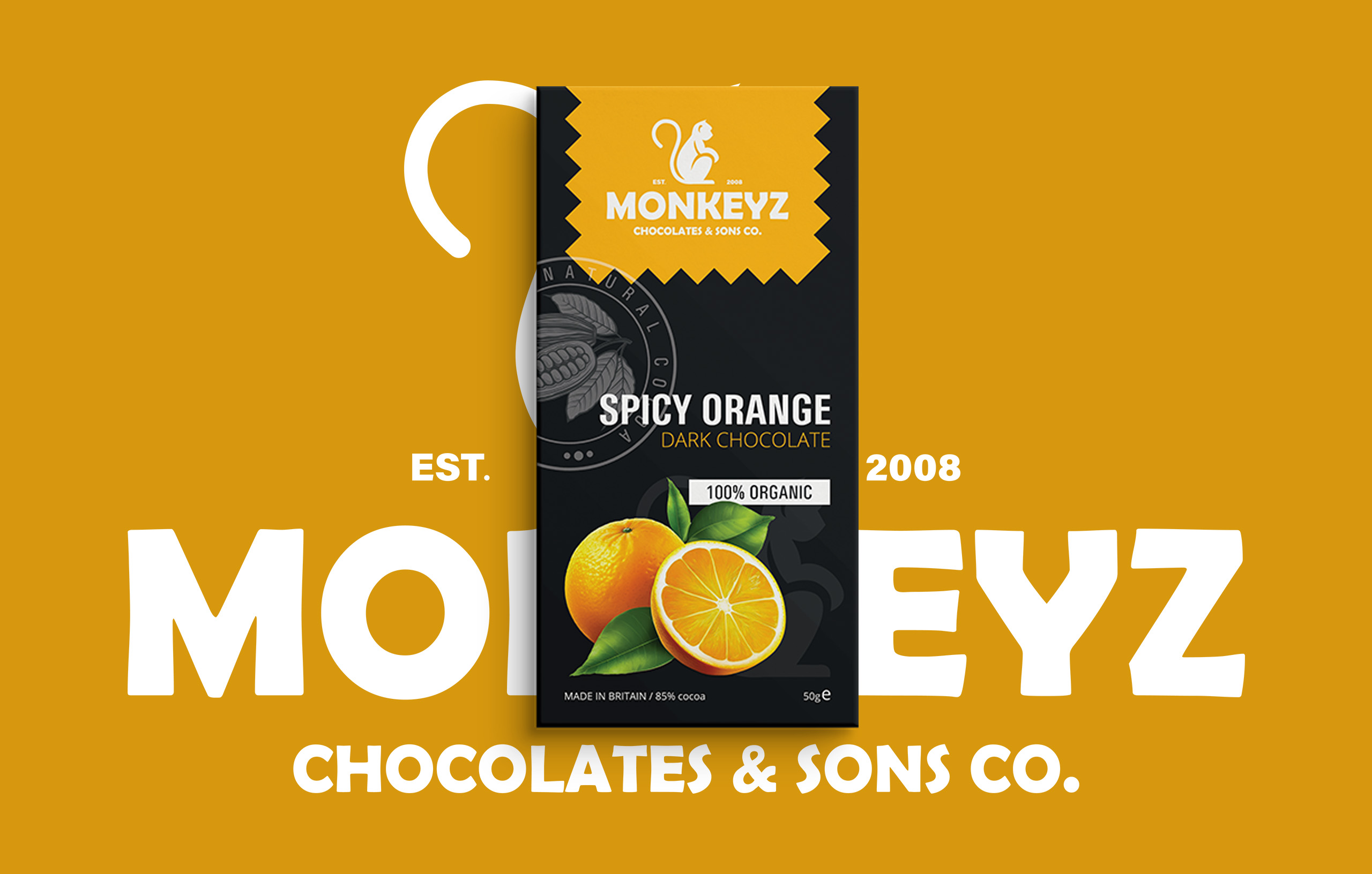 Monkeyz Co. London Branding and Packaging Design