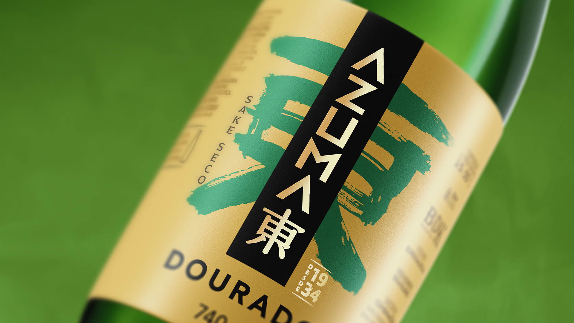 New Identity and Packaging Design for Azuma Sake