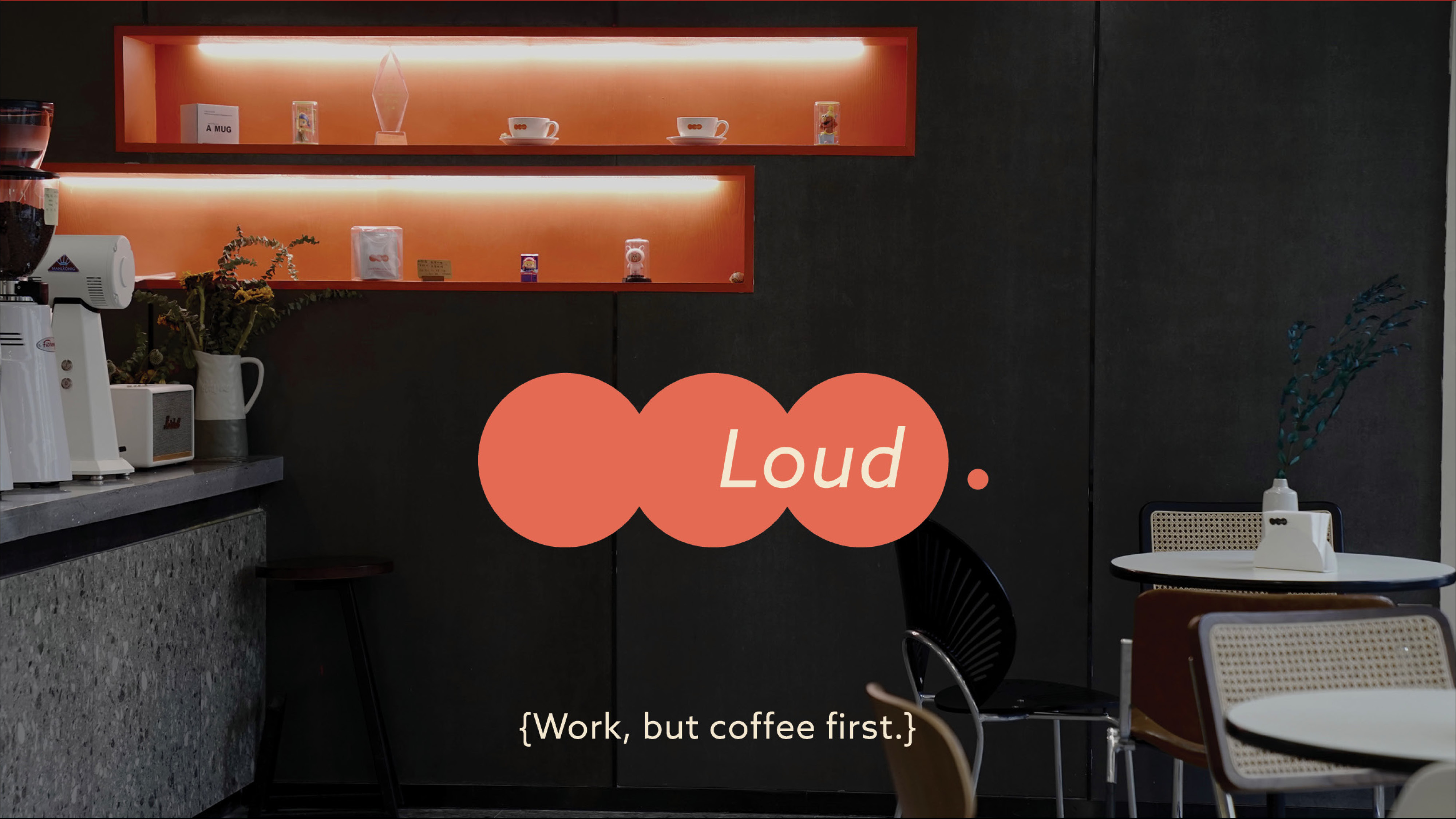 Brand Design for Local Cafe-Loud Cafe