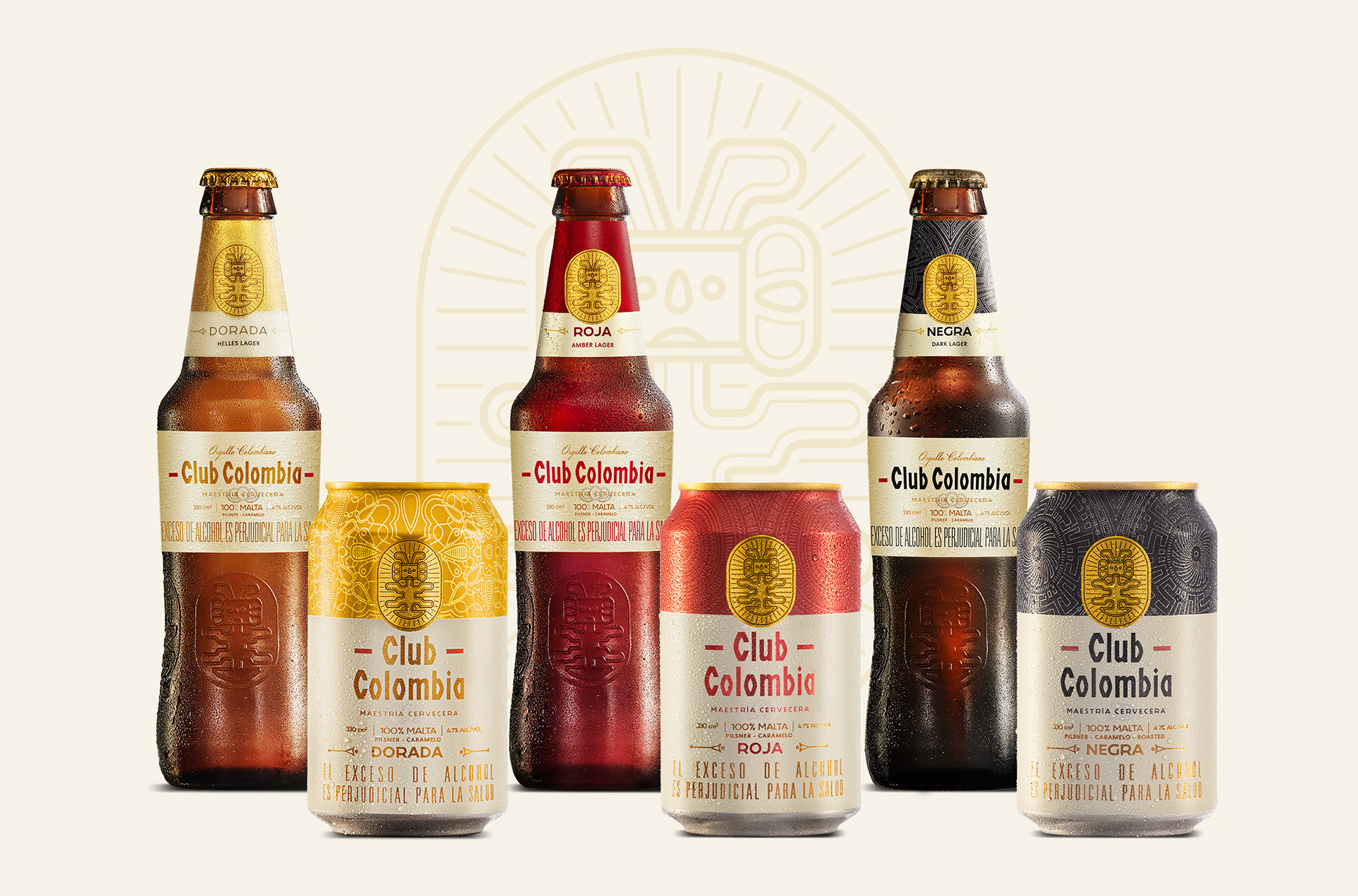 Club Colombia Premium Beer Redesign