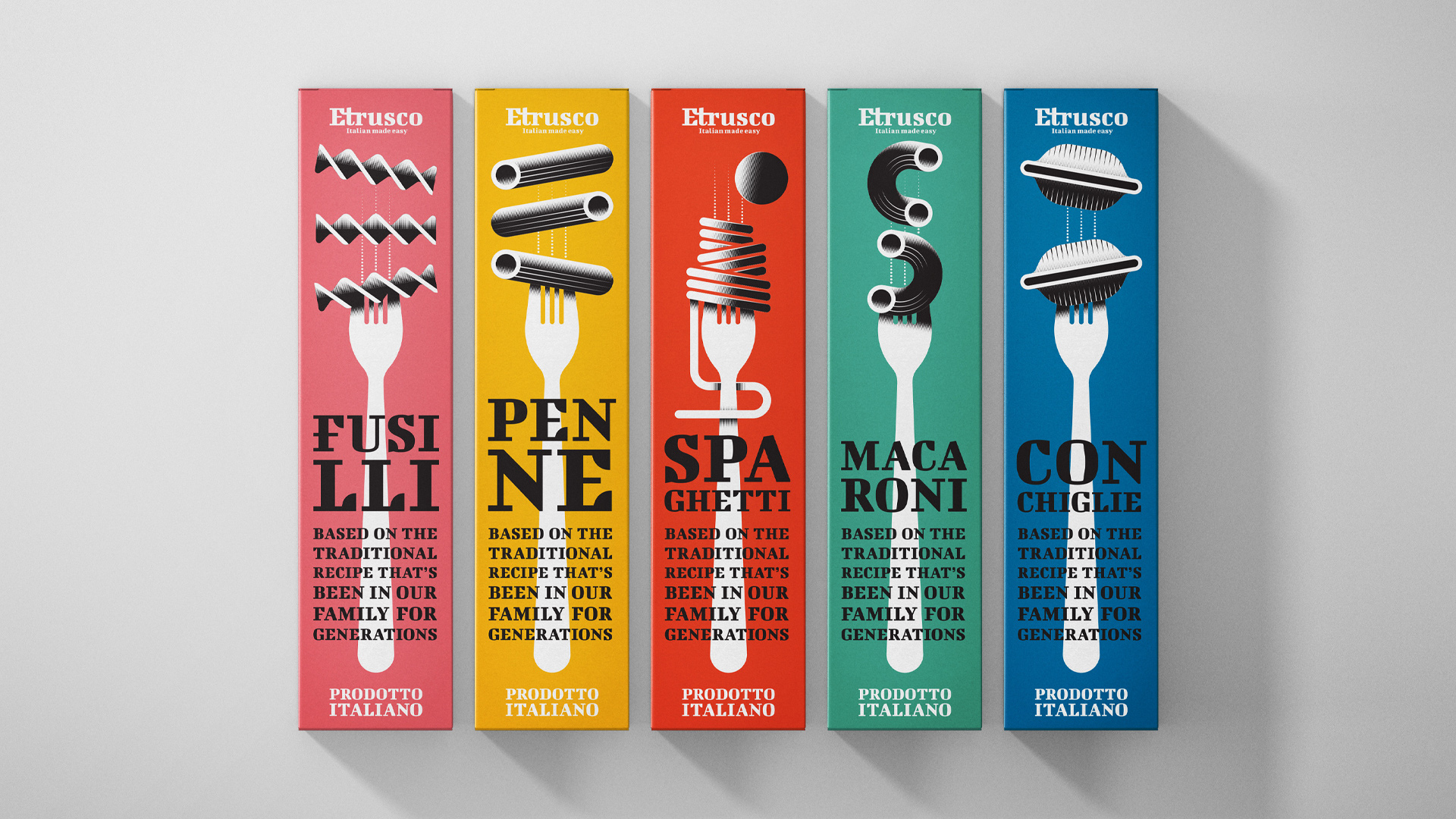 Etrusco Pasta Packaging Design Concept