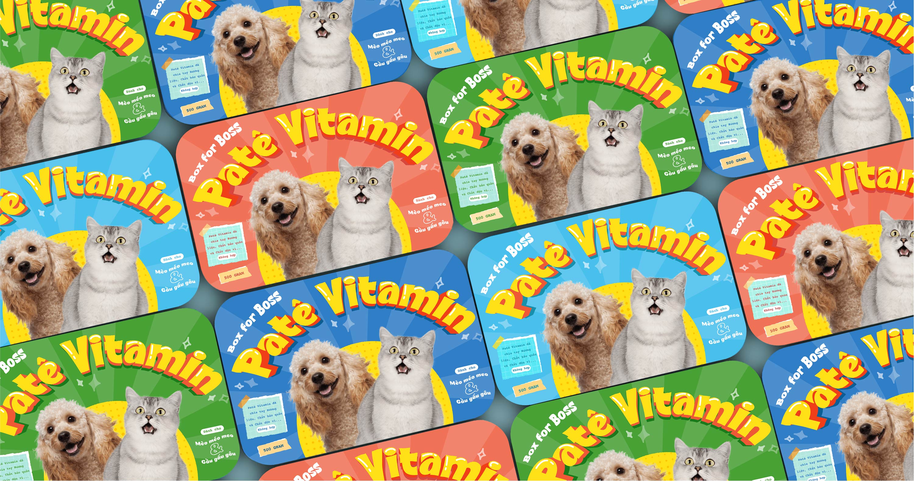 Patê Vitamin Pet Food Packaging