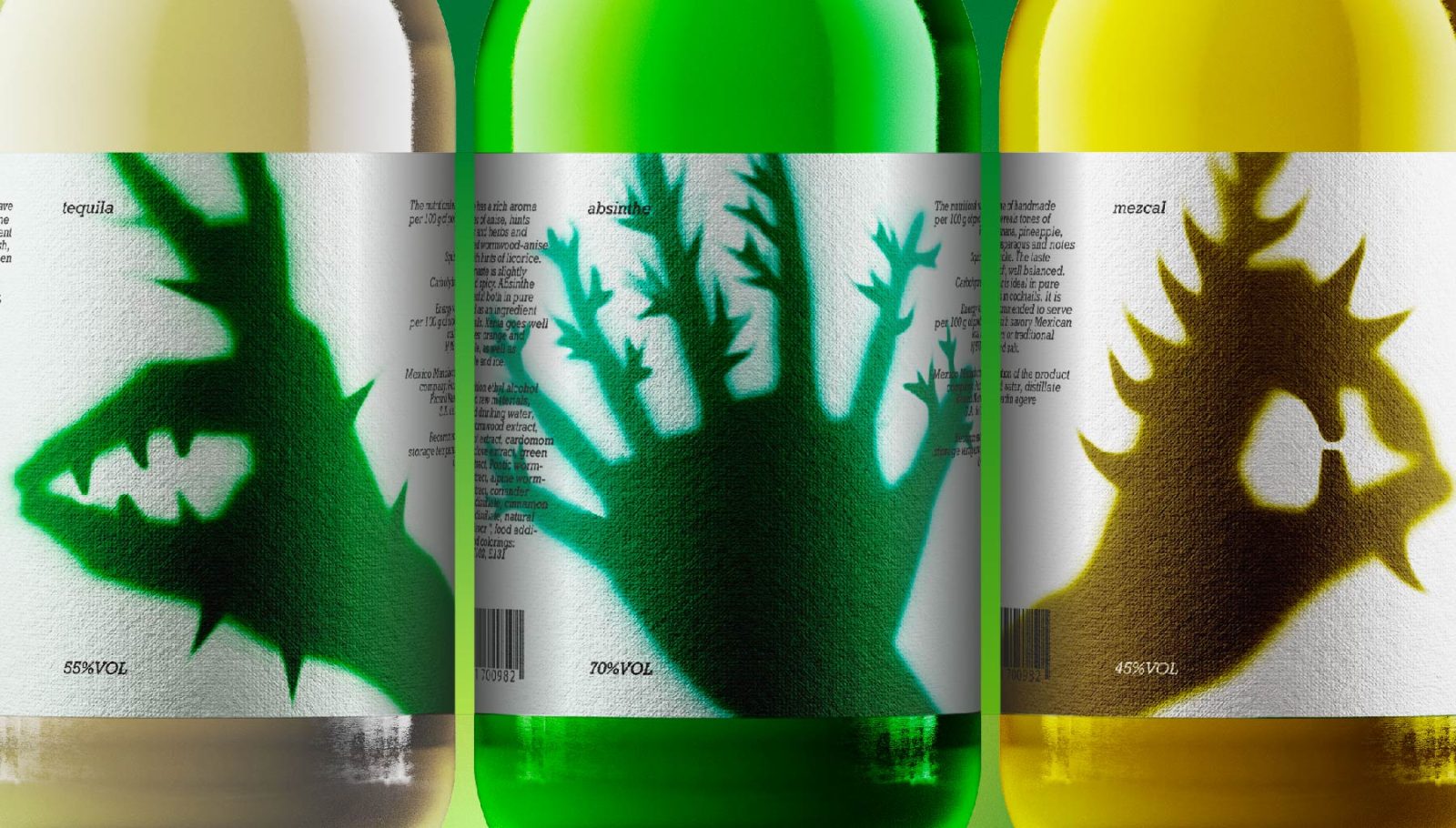 Student Packaging Design Concept for A Series of Alcoholic Drinks Based on Plant Extracts