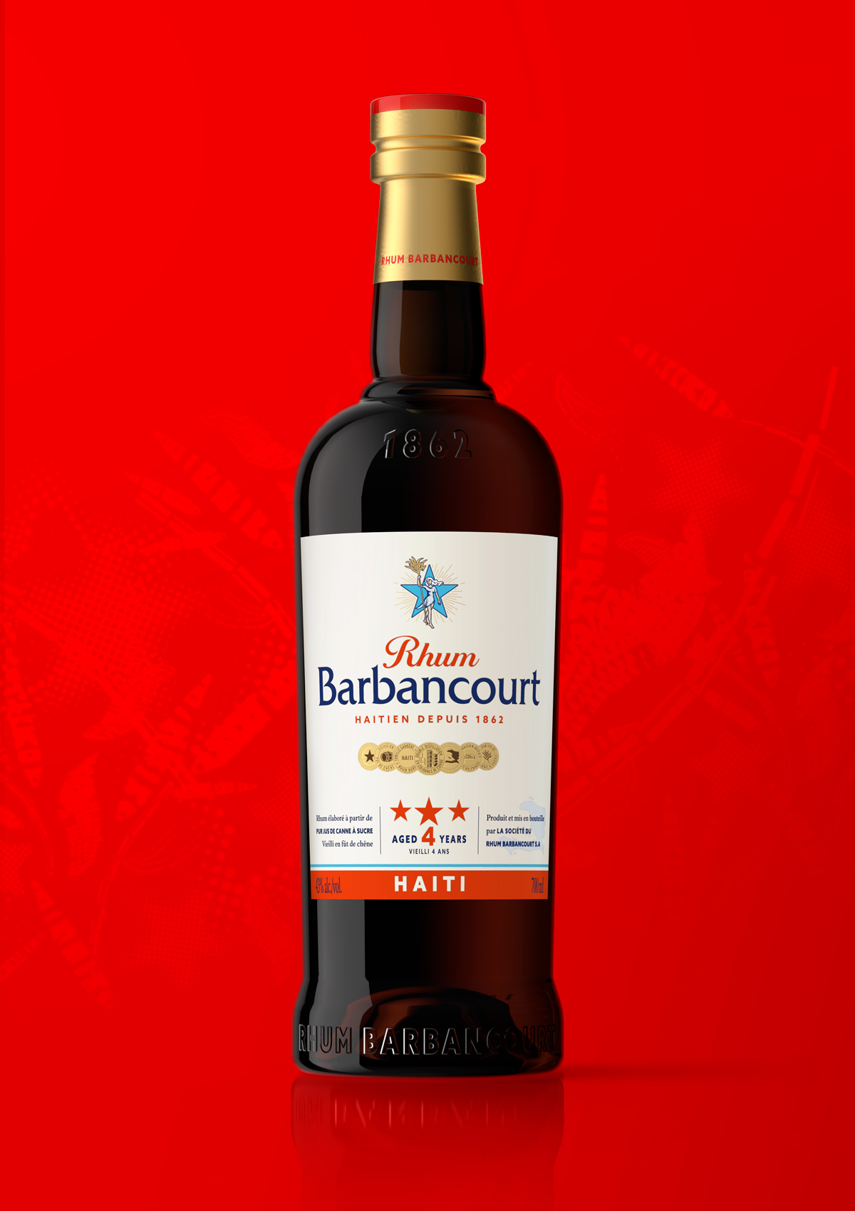 Rhum Barbancourt 3 Star 4 Years - 750ml - World Wine Liquors