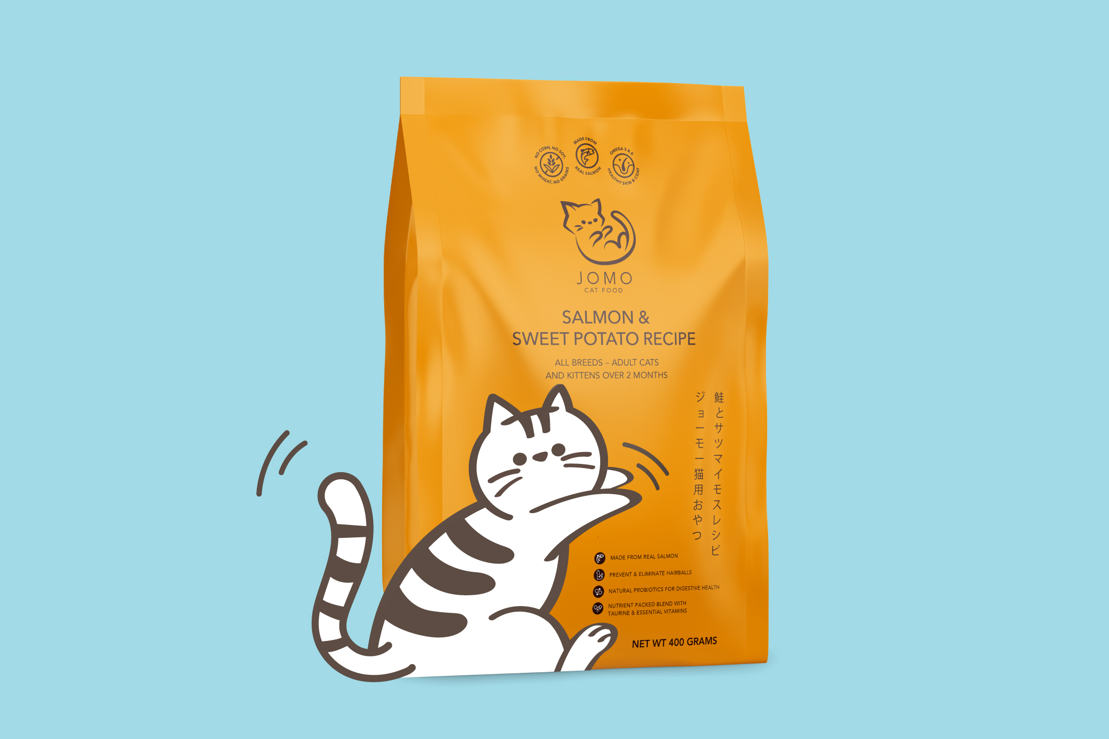 Jomo Cat Food Packaging Design