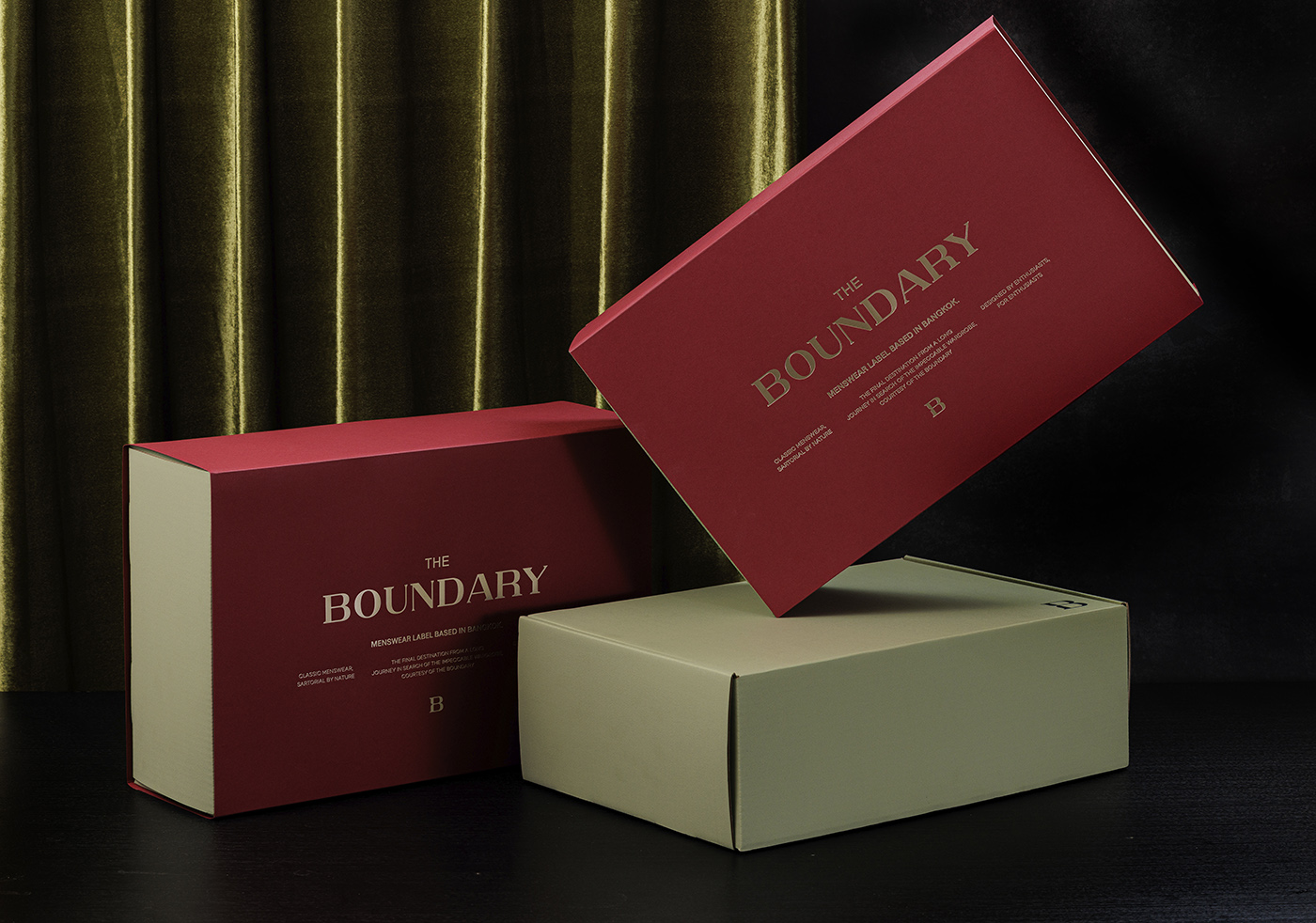 The Boundary: Redefining Men’s Fashion with Elegant Branding and Packaging