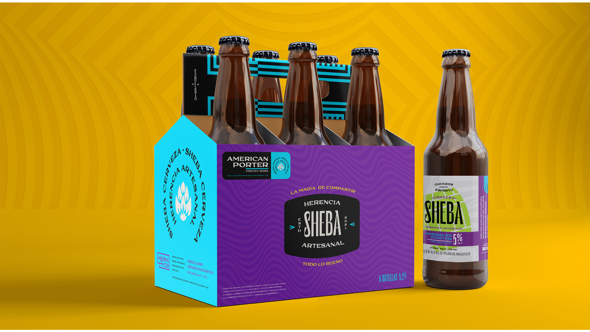 Sheba Craft Beer Packaging