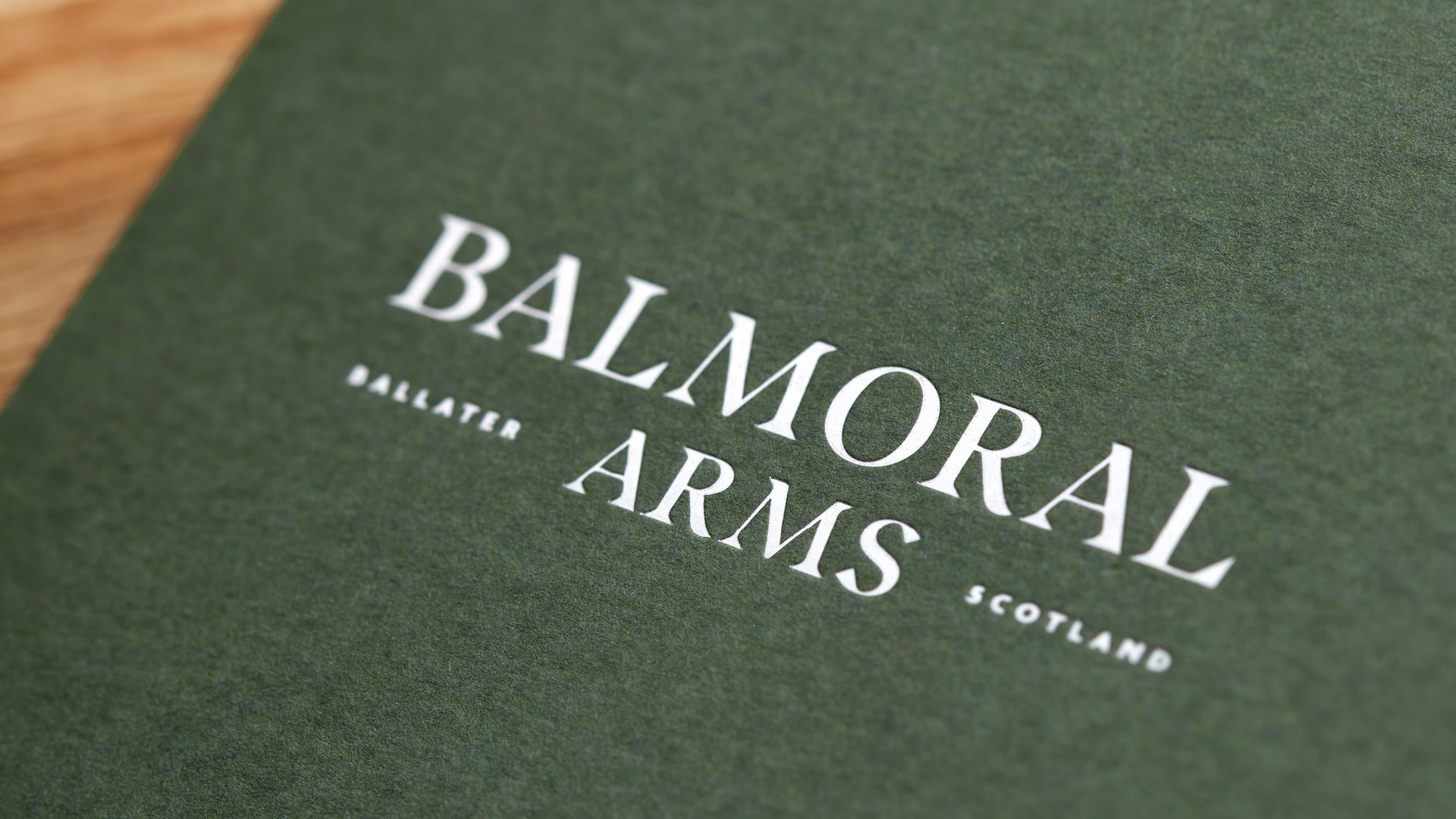 Balmoral Arms Brand Design