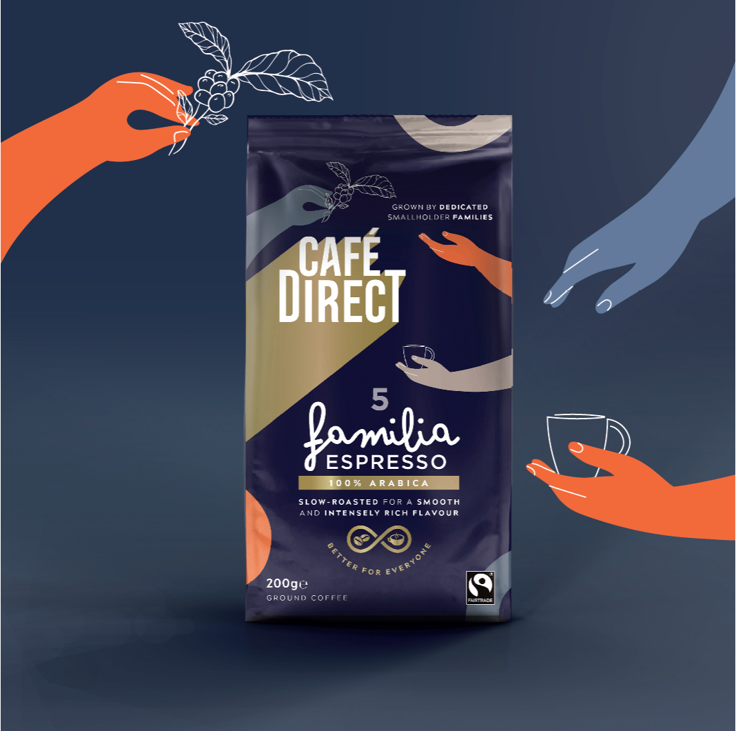 Cafédirect Espresso Familia Packaging Design