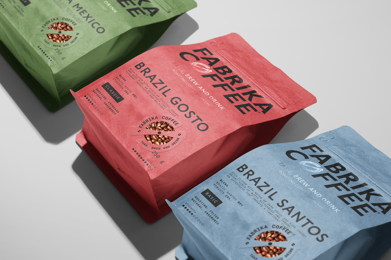 Fabrika Coffee Branding and Packaging Design