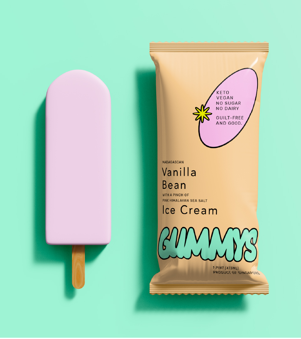 Mr. Gummy's Keto + Vegan Ice Cream - World Brand Design Society