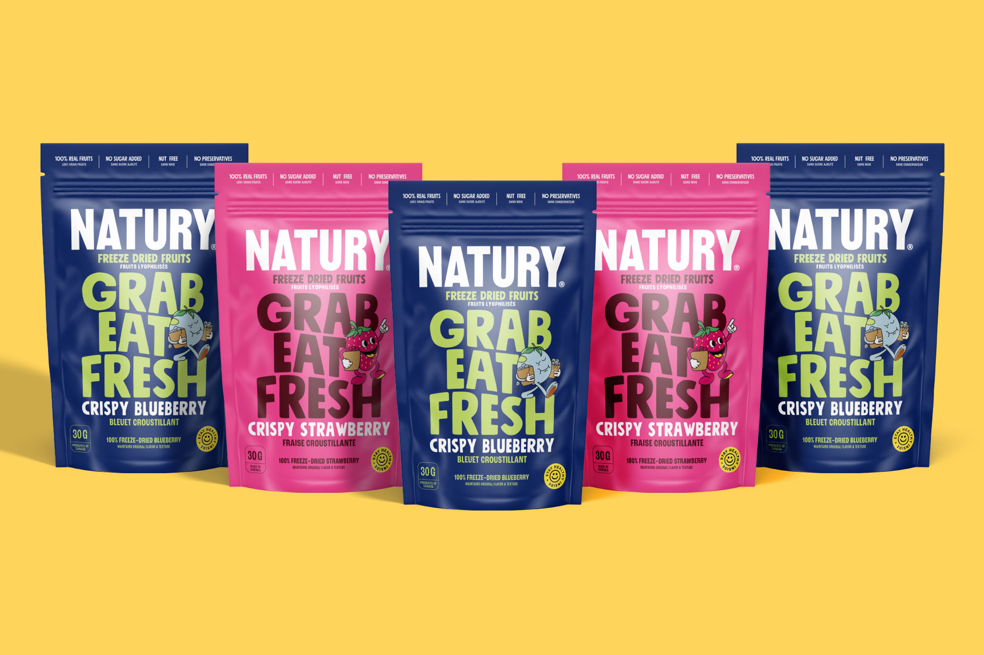 Natury Dried Fruits Brand and Packaging Design