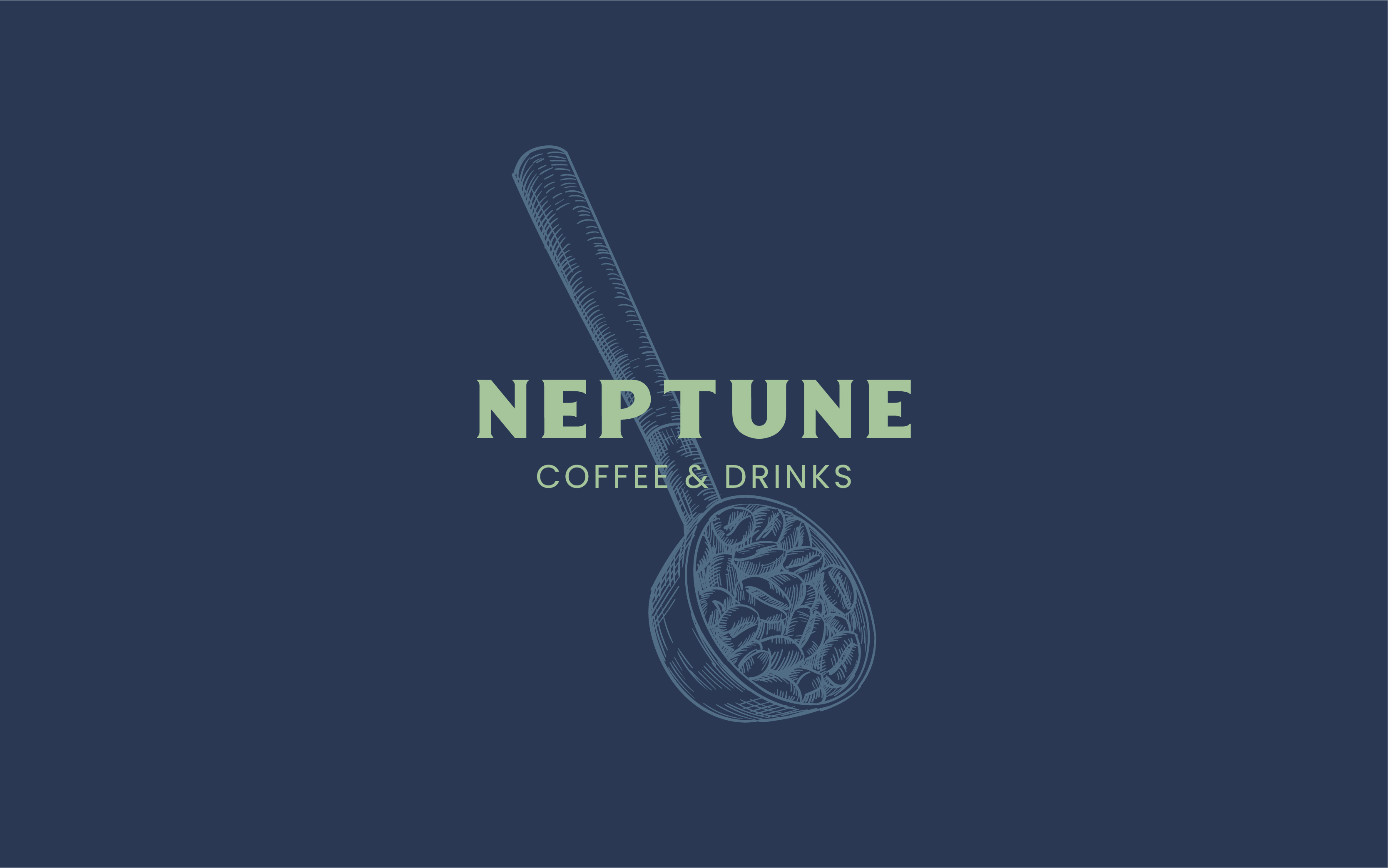 Neptune Coffee & Drinks Brand Identity