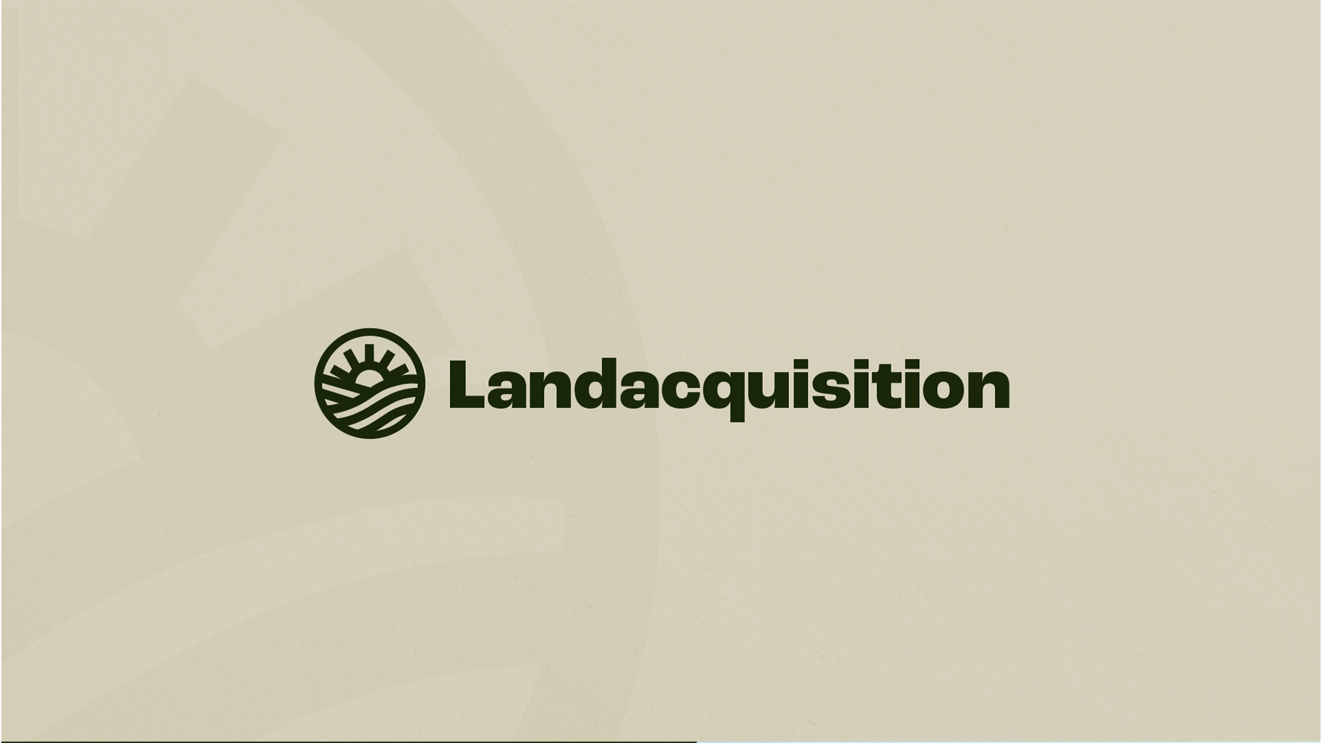 A Fresh Brand Identity for Landacquisition a Agriculture Proptech