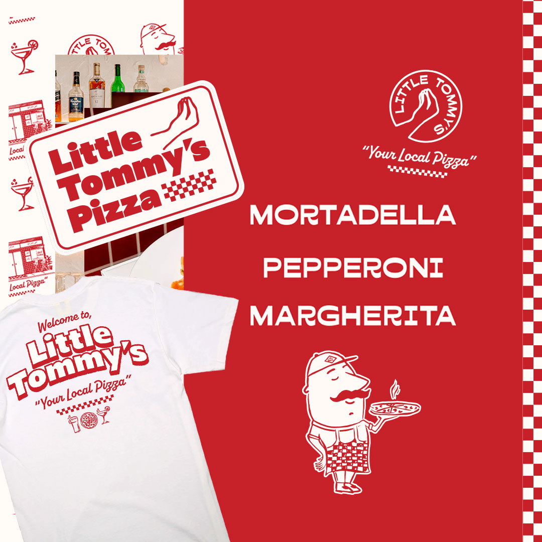 Slice of Style: Tommy’s Pizzeria Branding Extravaganza