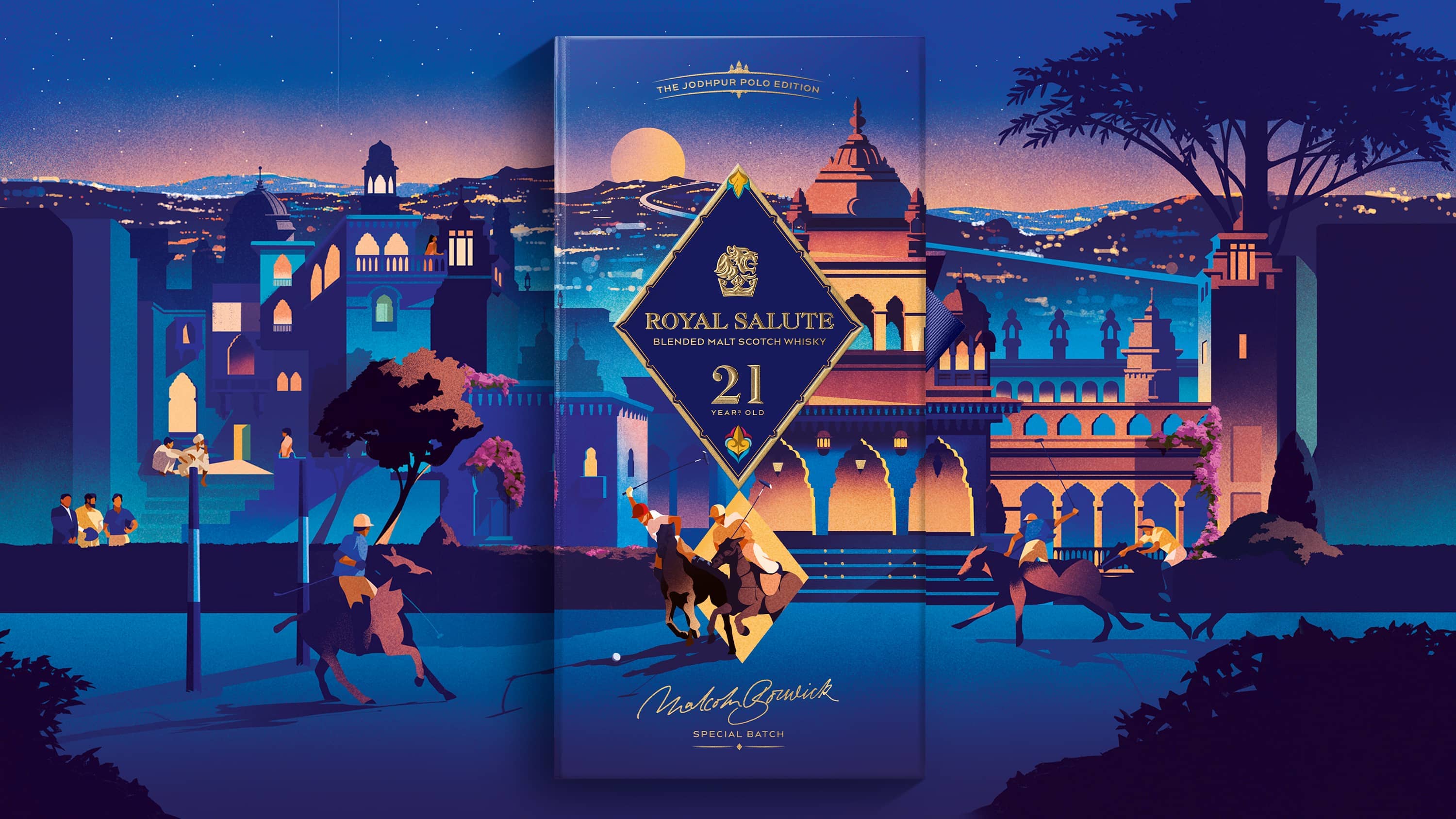 Royal Salute 21 Year Old Jodhpur Polo Edition – A Masterpiece in Illustration and Packaging Design