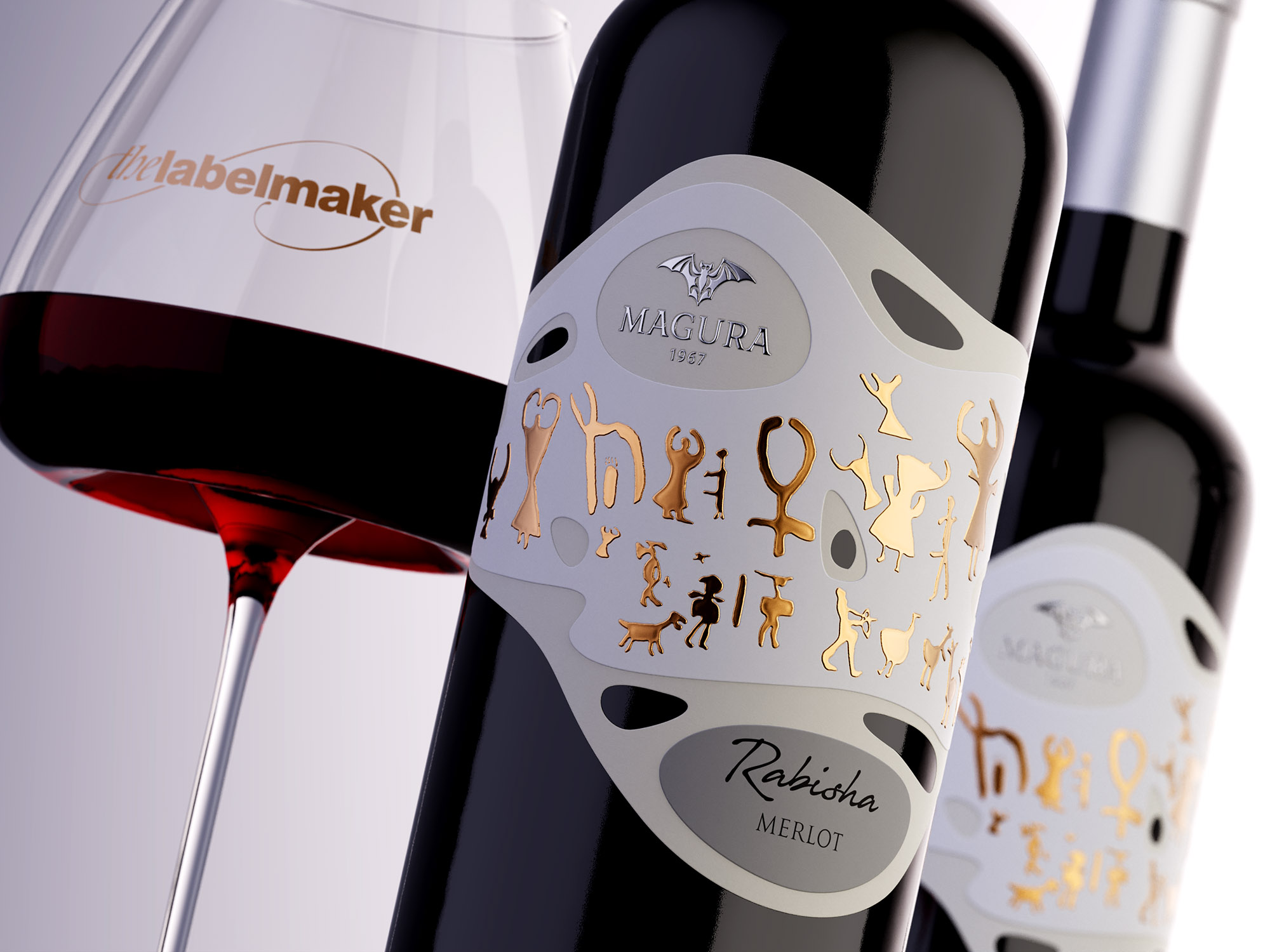 Magura Winery’s Contemporary Wine Label: A Fusion of Modern Design and Historical Legacy by the Labelmaker