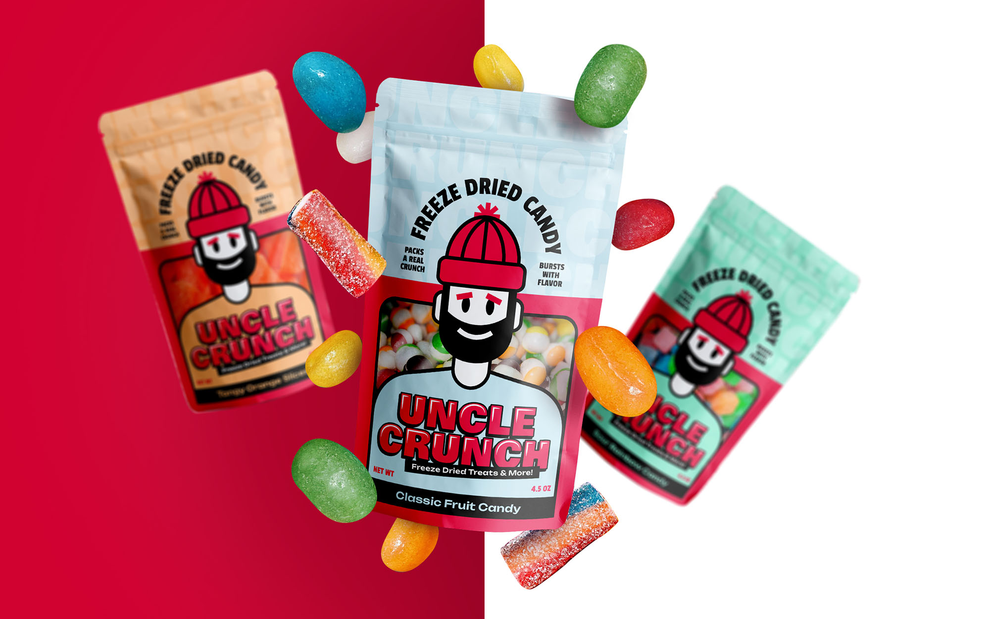 Sweet Designs For Freeze Dried Candy Created by Creative Chameleon Studio