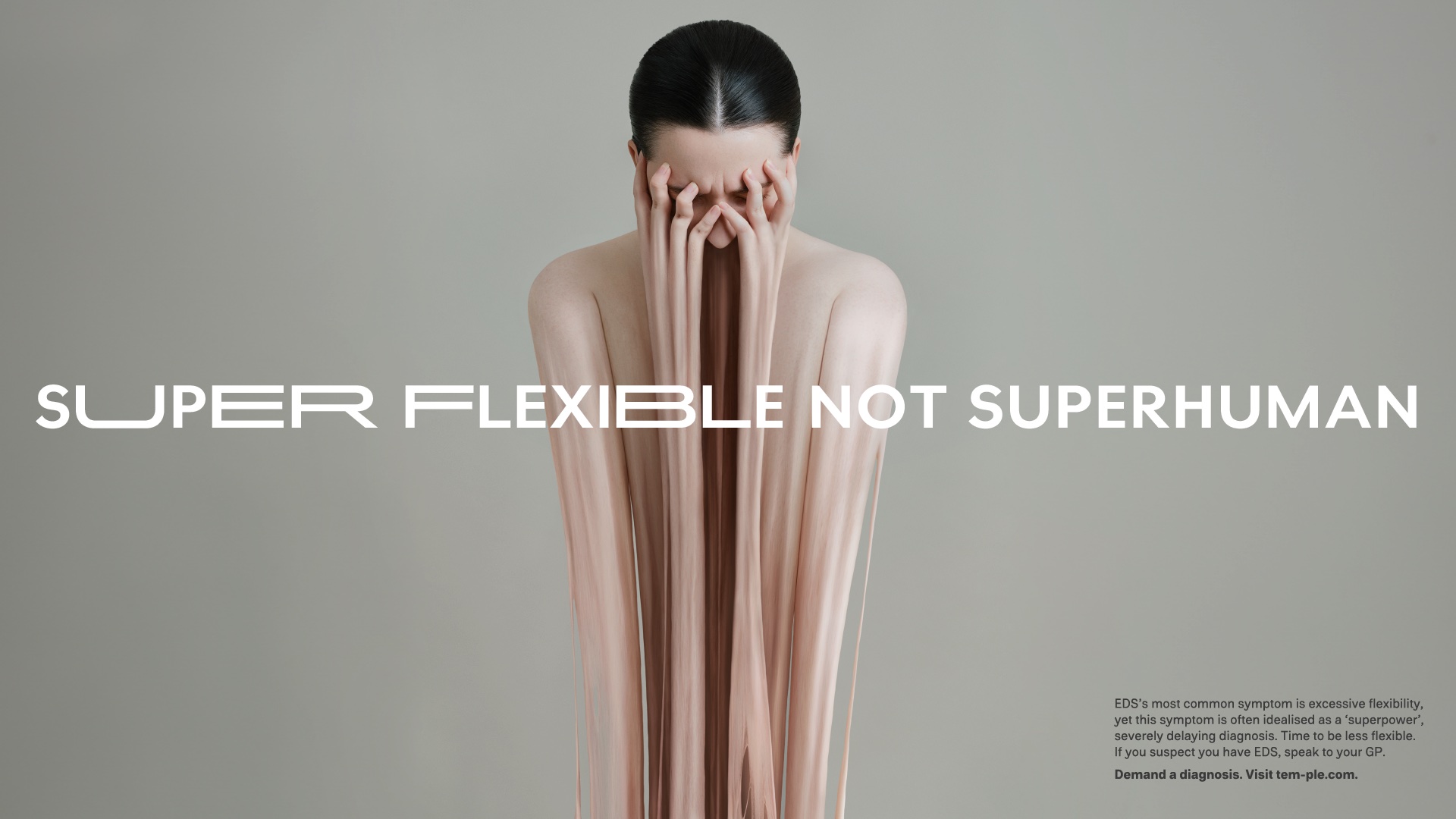 The Invisible Suffering of Ehlers-Danlos Patients Visualised in New Campaign by WMH&I