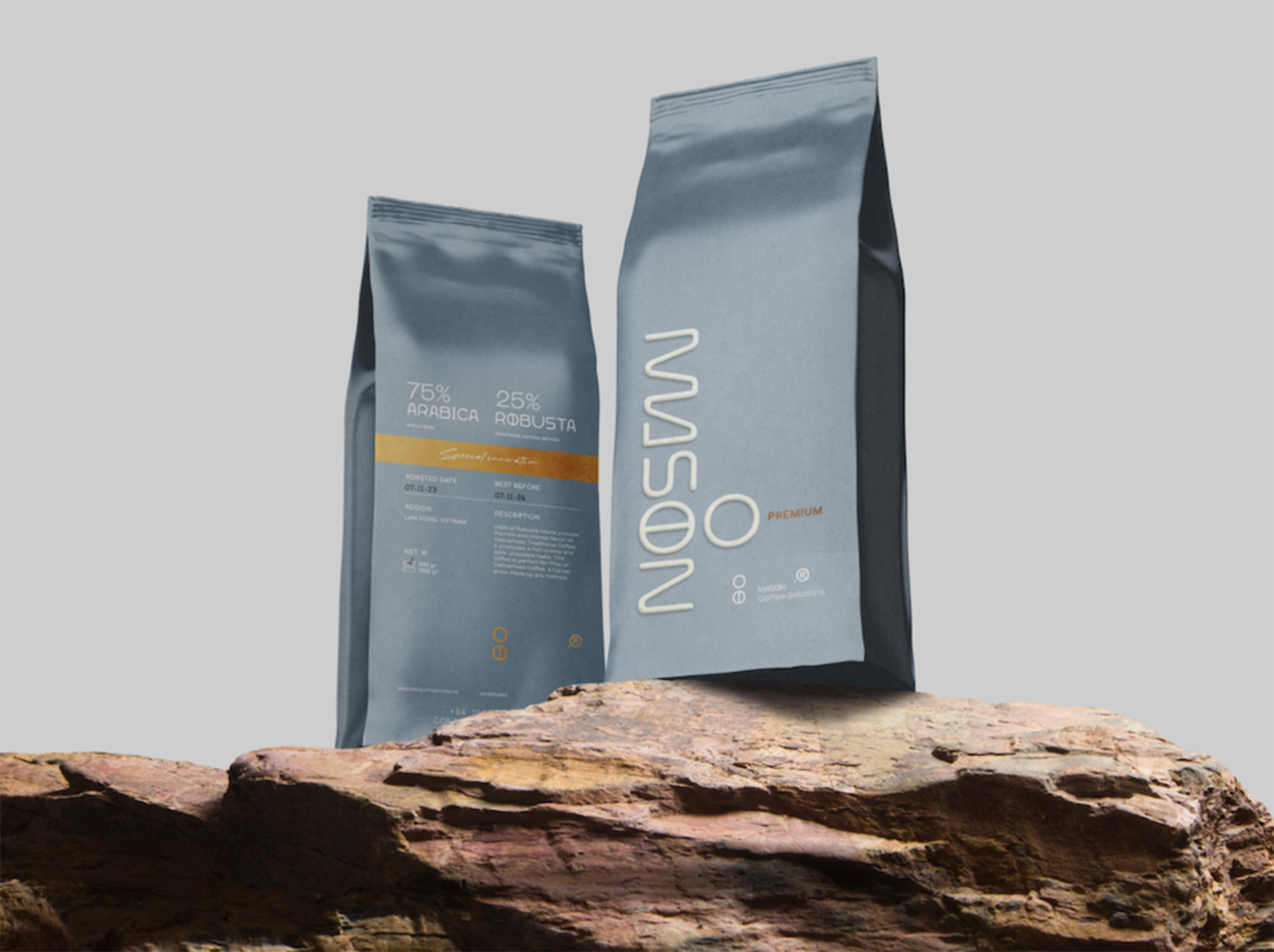 Mason Coffee Solutions Branding and Packaging Design