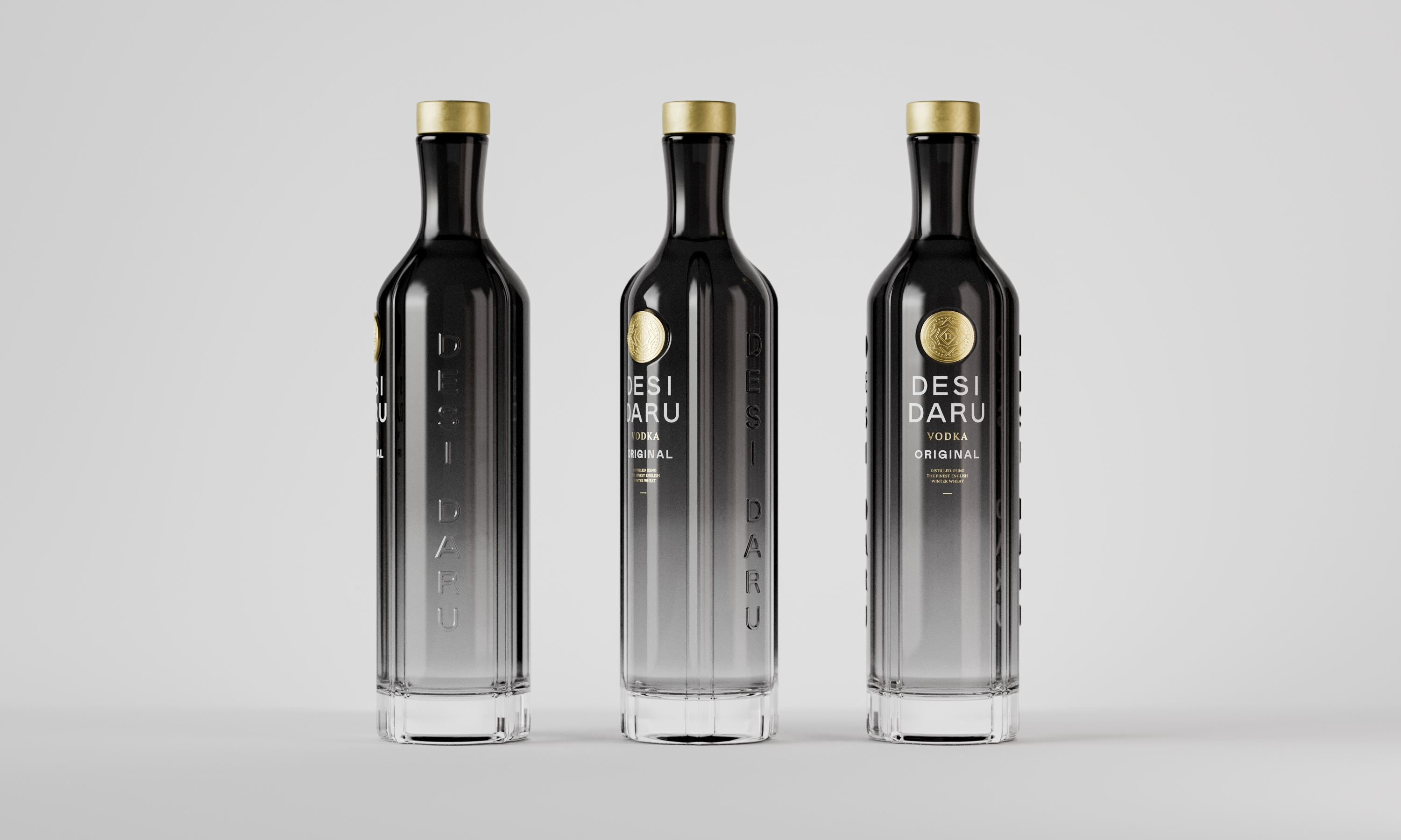 Desi Daru Vodka: Celebrating Fusion in an Ultra-Premium Bottle Created by Ed Bell Design