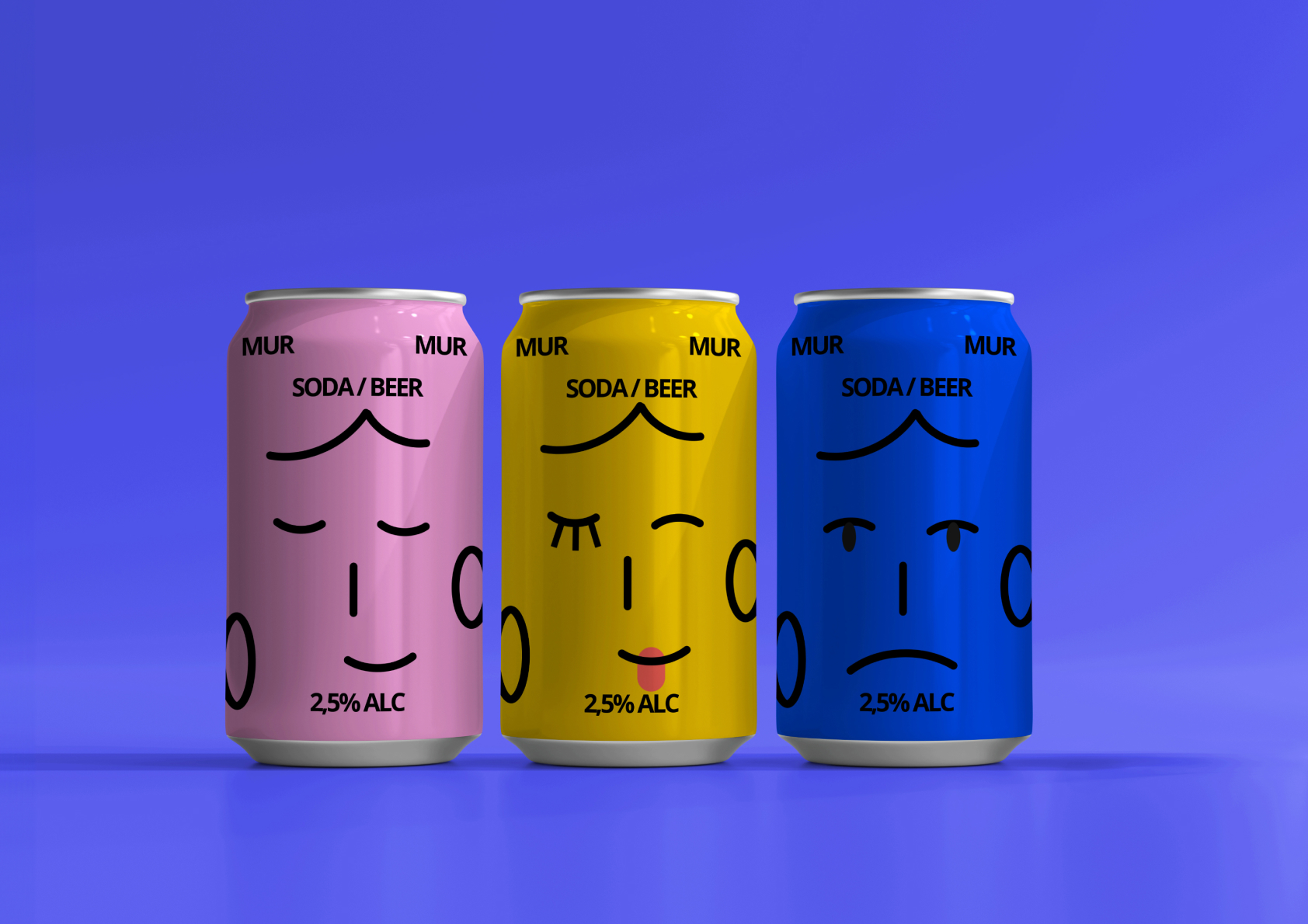 Student Packaging Design Concept for Soda Beverage