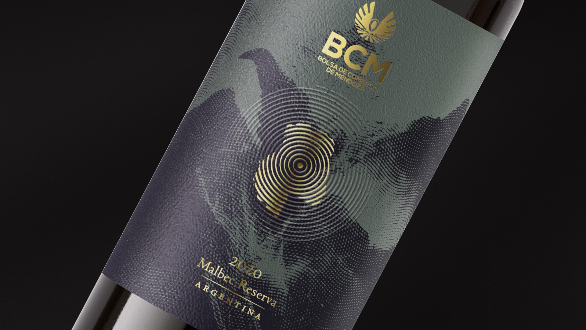 BCM Epicenter Wine Label Design by Emiliano Miszei