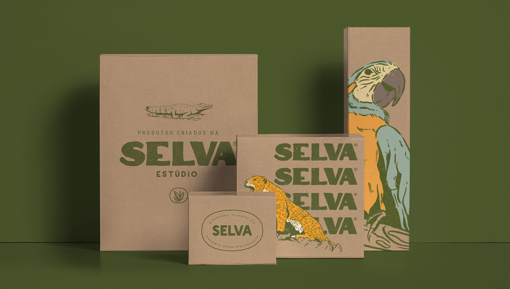 Artistry and Sustainability Branding for Selva Estúdio Handcrafted Furniture and Decor by Bigode Design